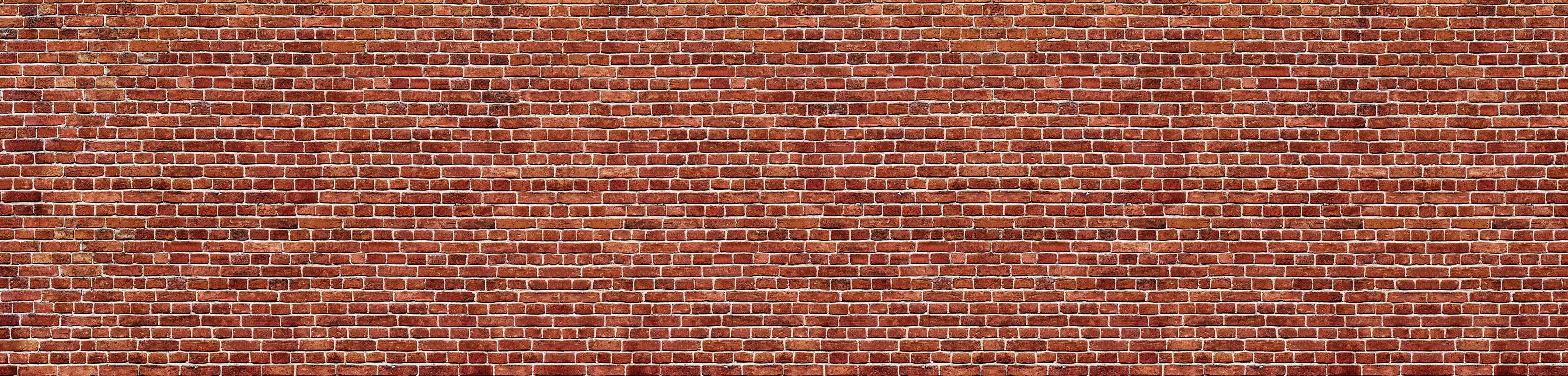 WC-Rückwand-Rote Backsteinwand Fototapete