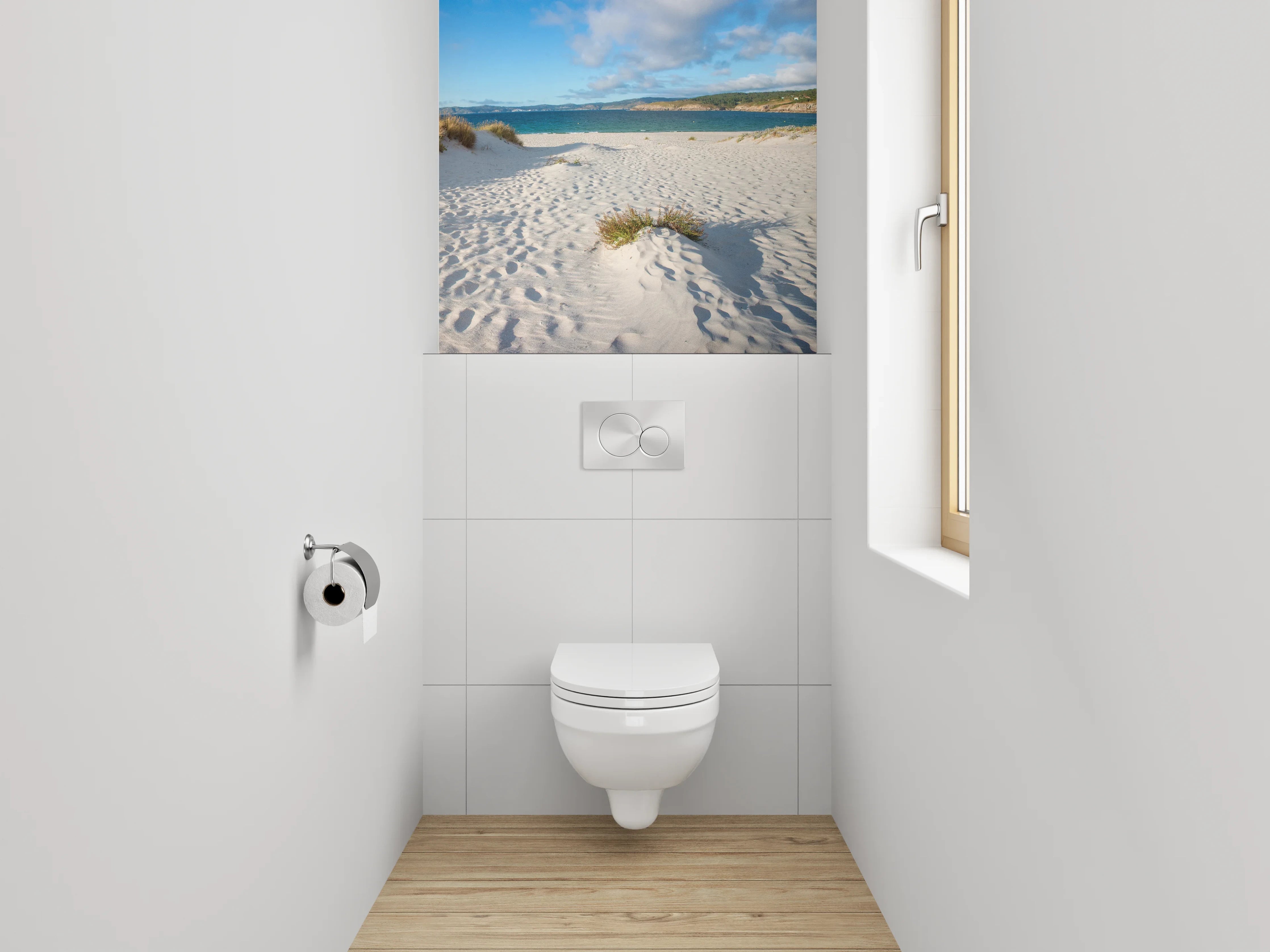 WC-Rückwand - Sanddünen am Meer Panorama
