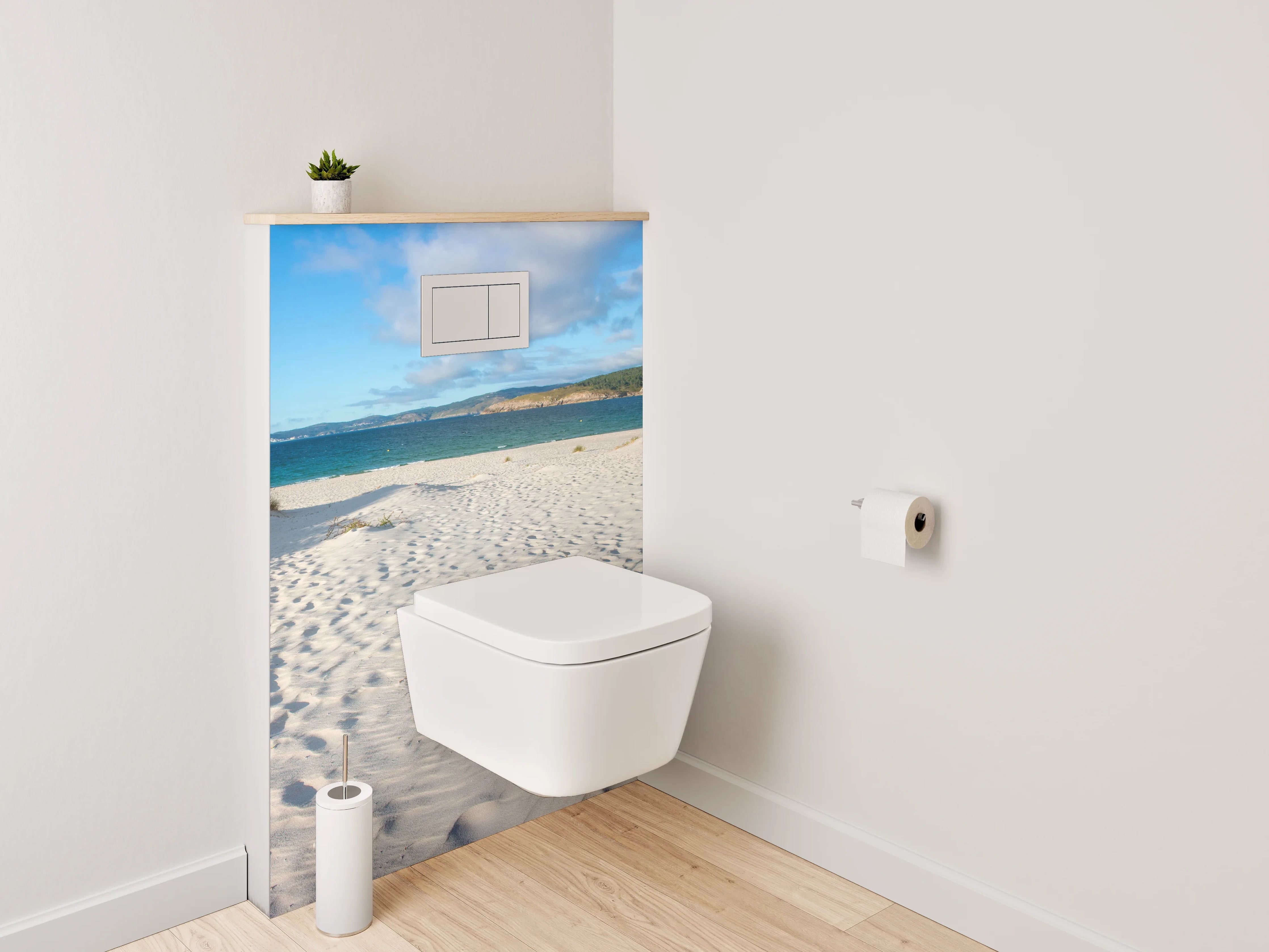 WC-Rückwand - Sanddünen am Meer Panorama