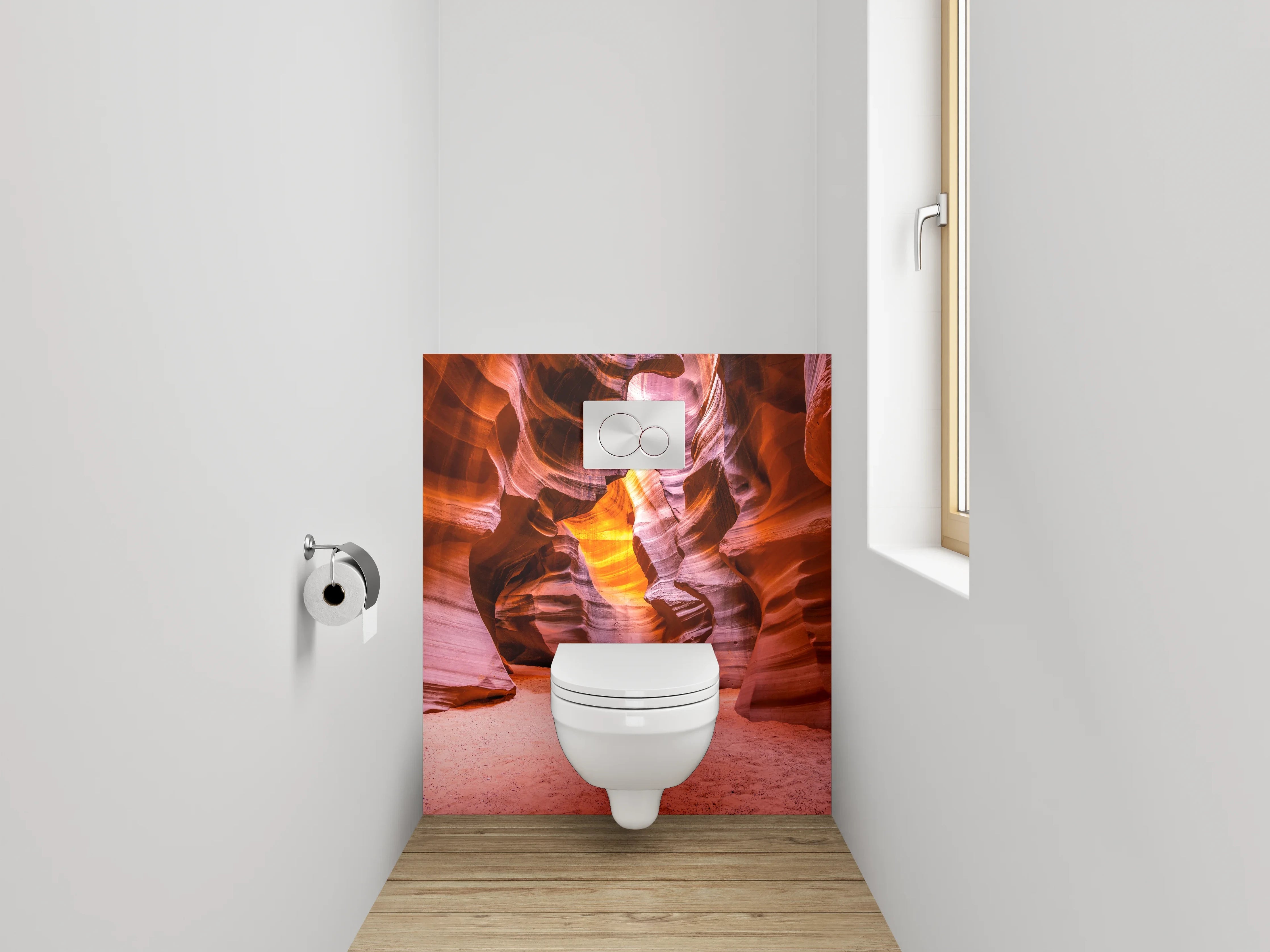 WC-Rückwand - Sandstein-Klamm Naturwunder Fotomotiv