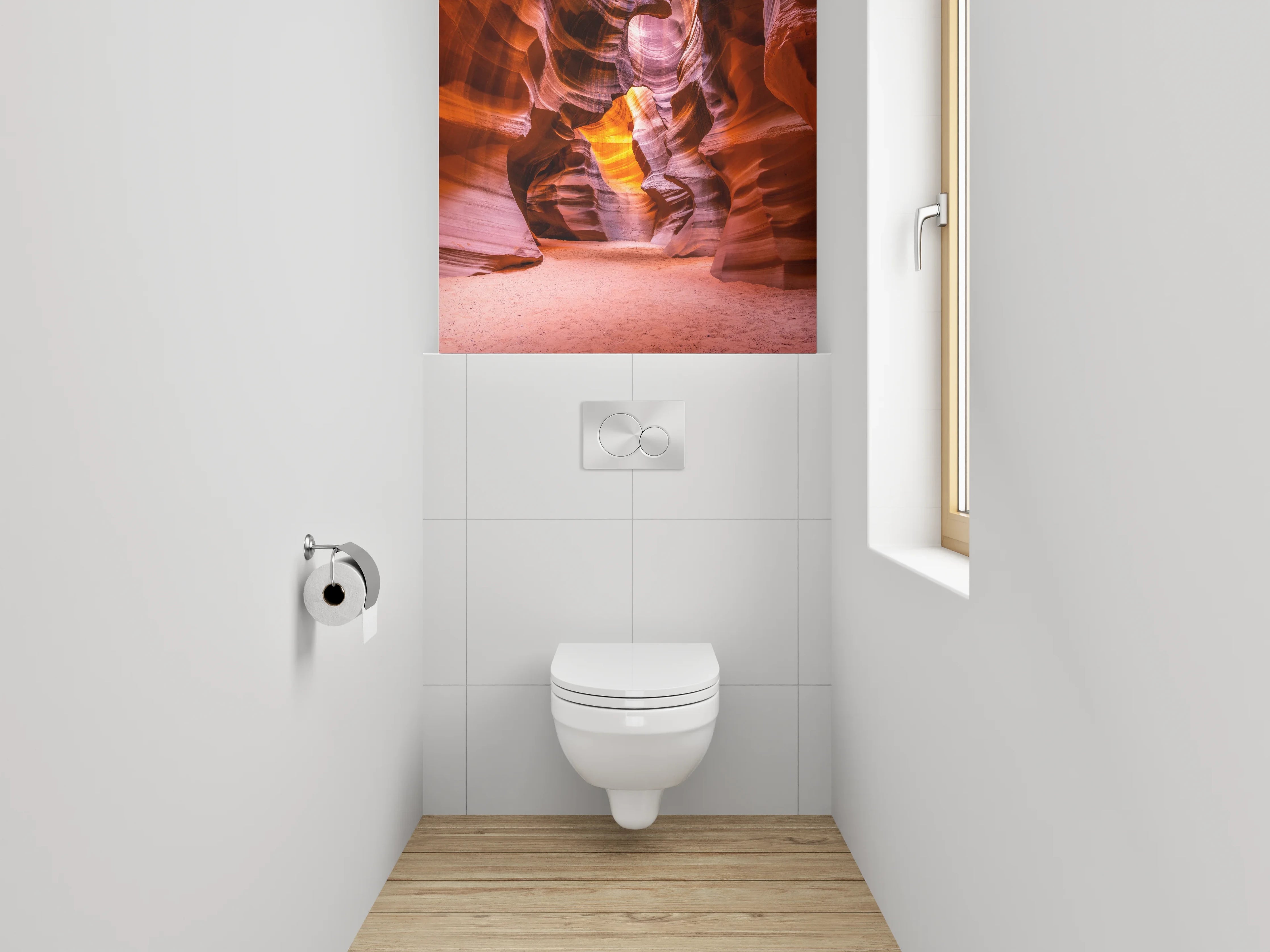 WC-Rückwand - Sandstein-Klamm Naturwunder Fotomotiv