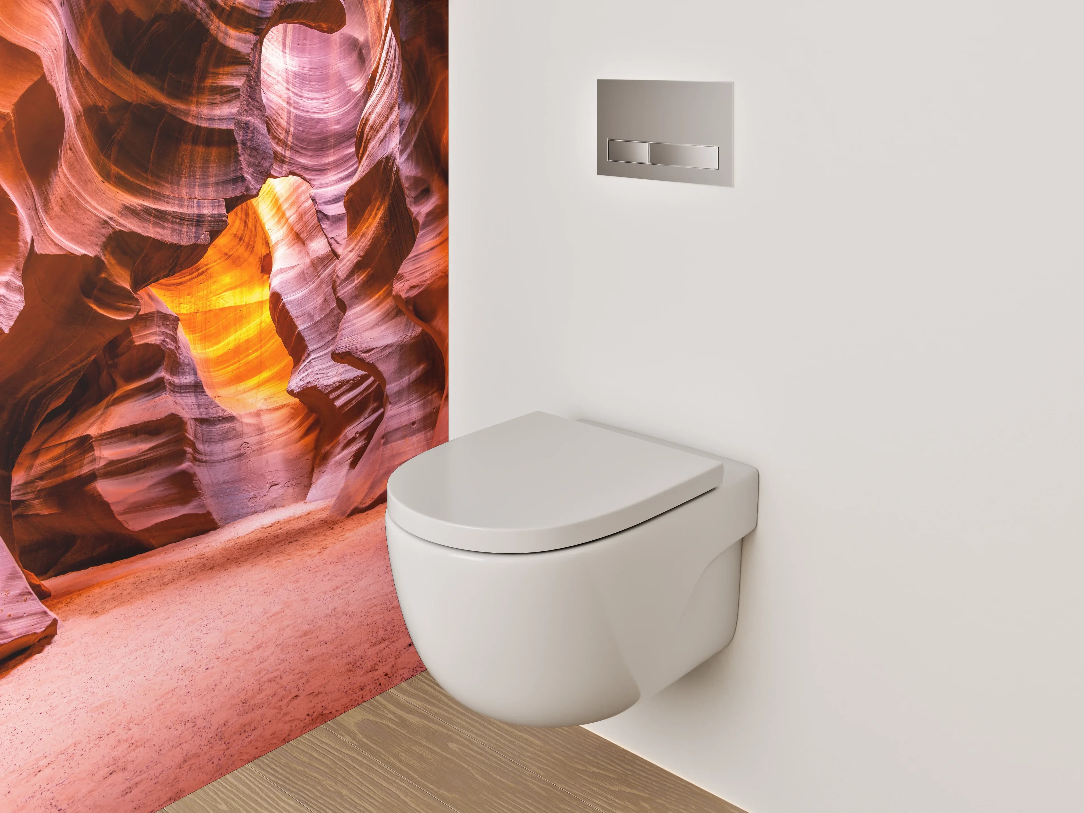 WC-Rückwand - Sandstein-Klamm Naturwunder Fotomotiv