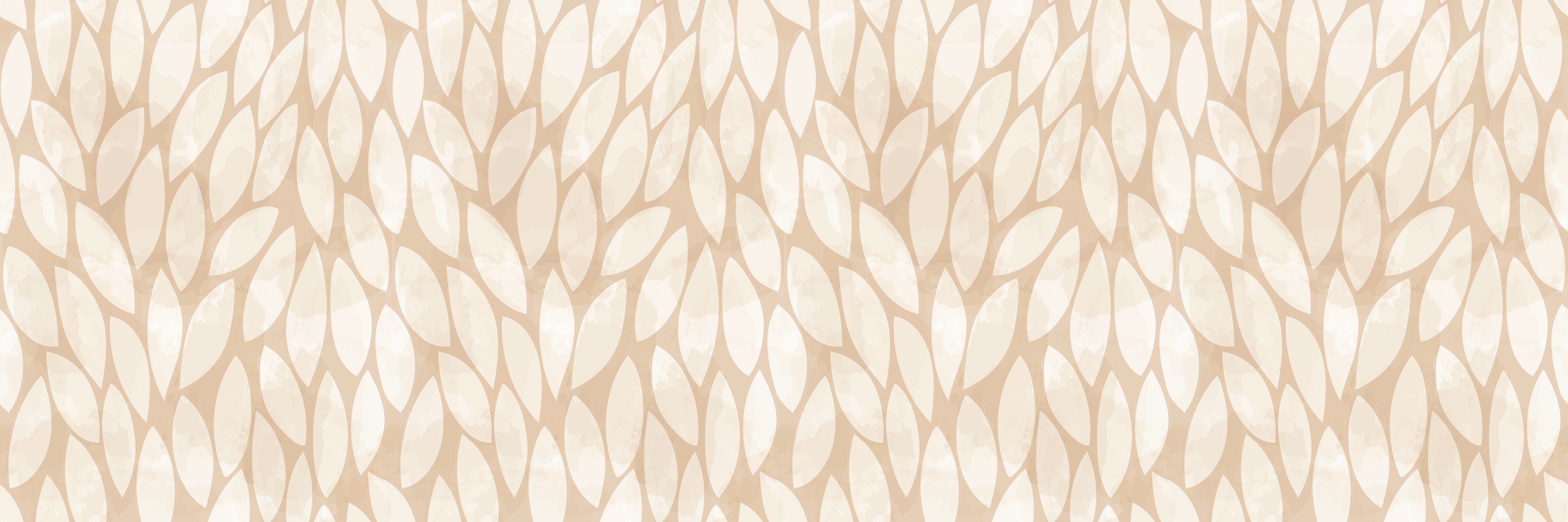 WC-Rückwand-Sanftes Blätter-Muster in Beige