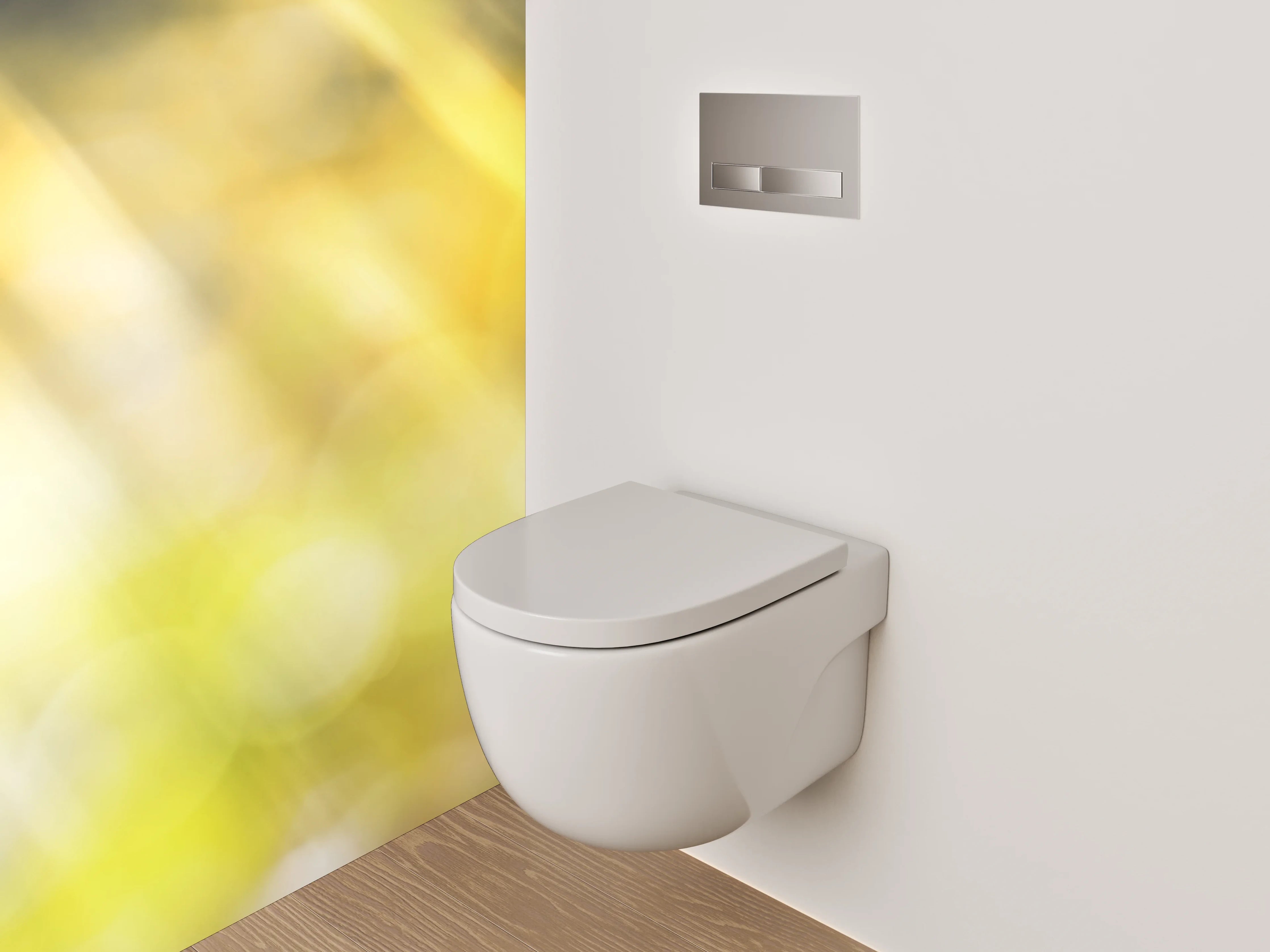 WC-Rückwand - Sonnenblume im strahlenden Sonnenlicht
