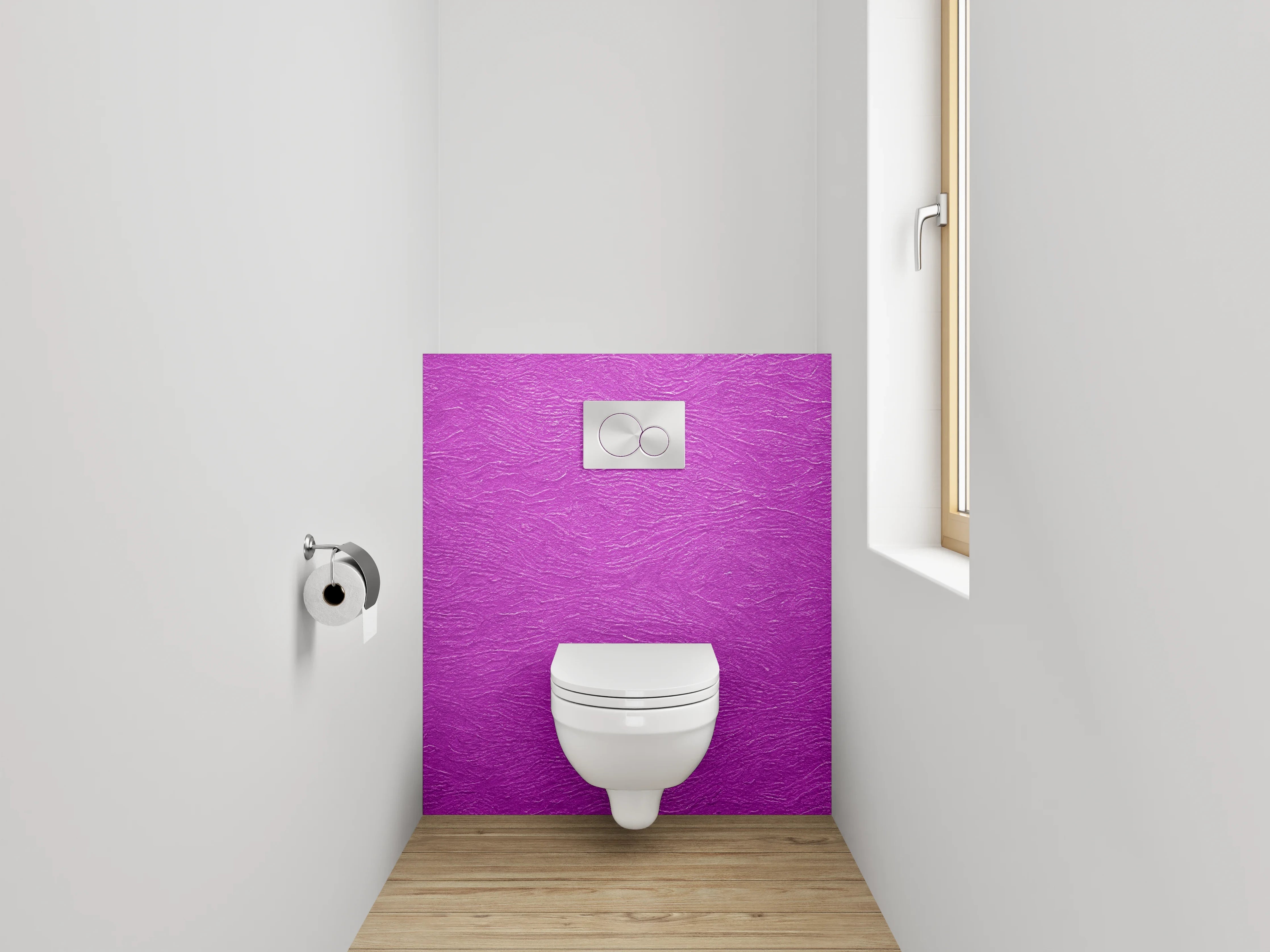 WC-Rückwand - Strukturierte lila Oberfläche – Modernes Design