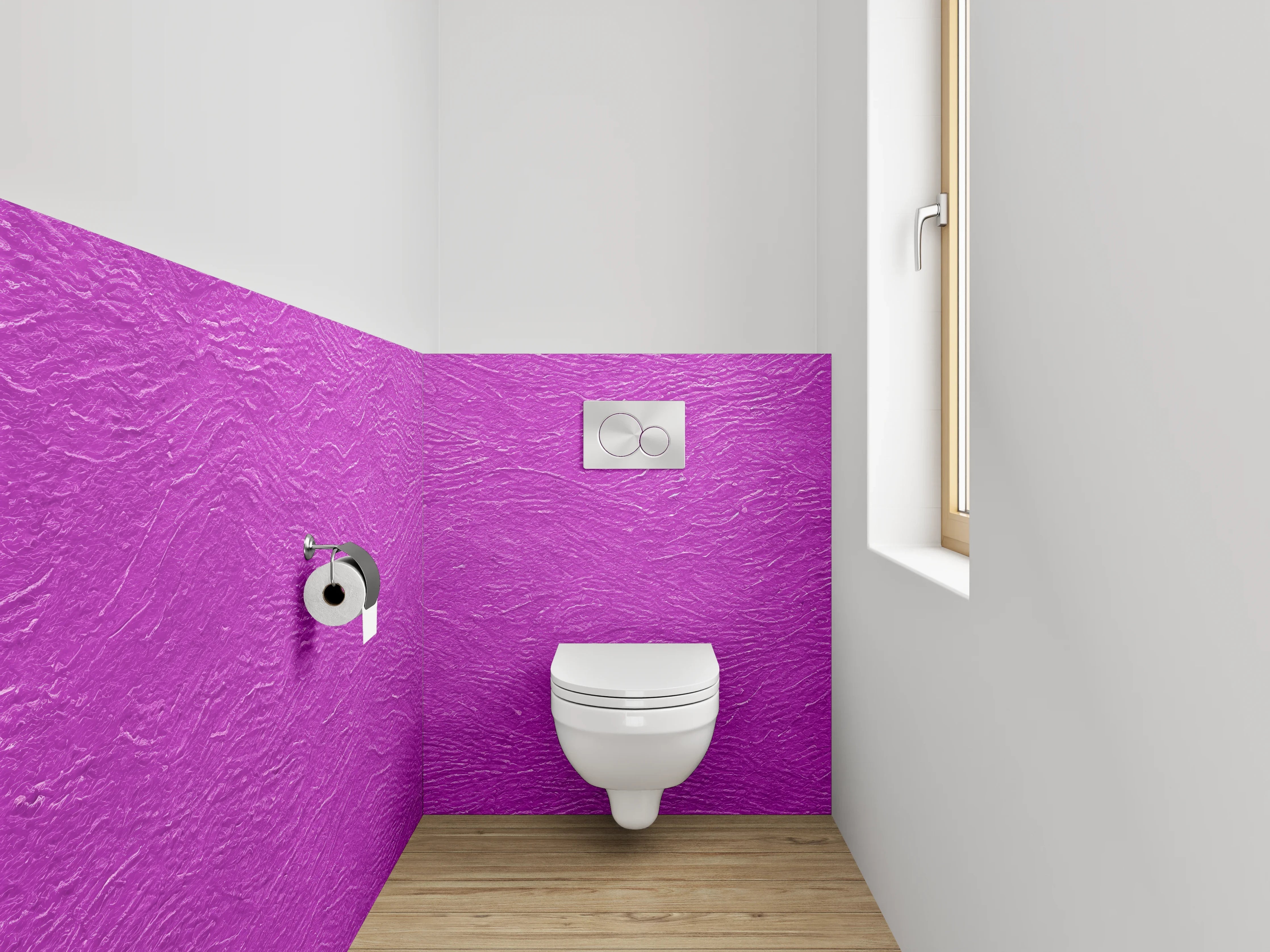 WC-Rückwand - Strukturierte lila Oberfläche – Modernes Design