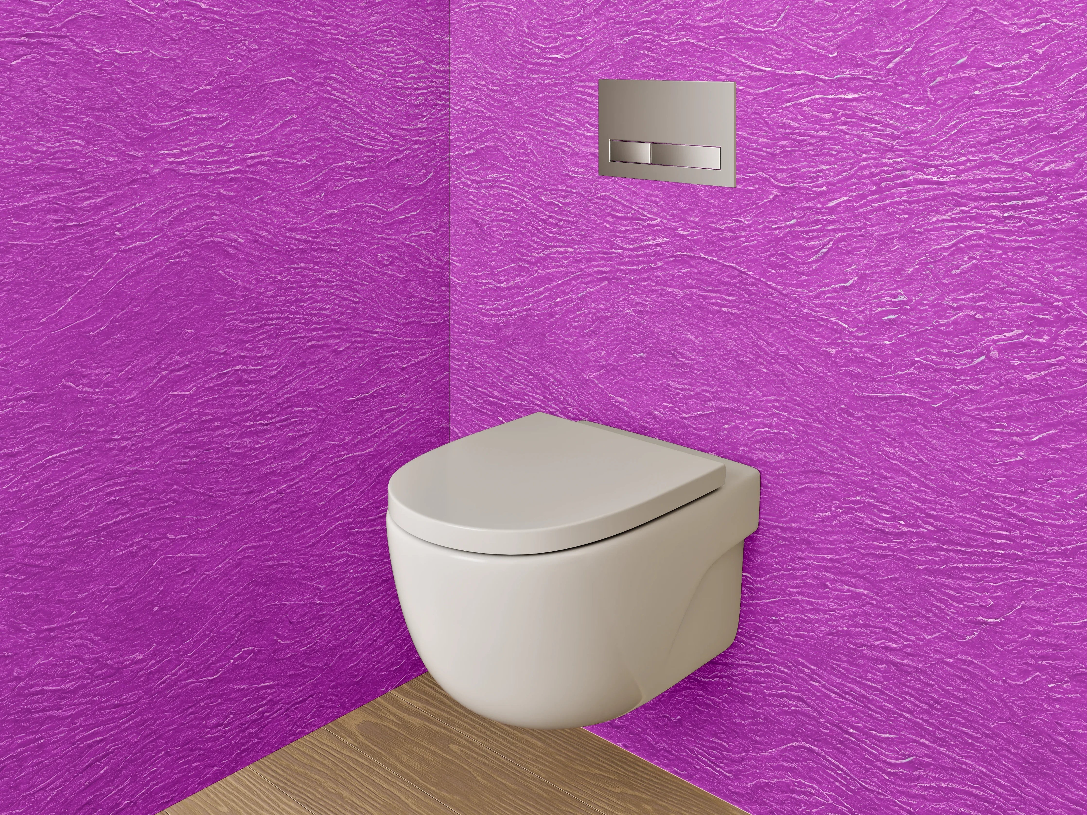 WC-Rückwand - Strukturierte lila Oberfläche – Modernes Design