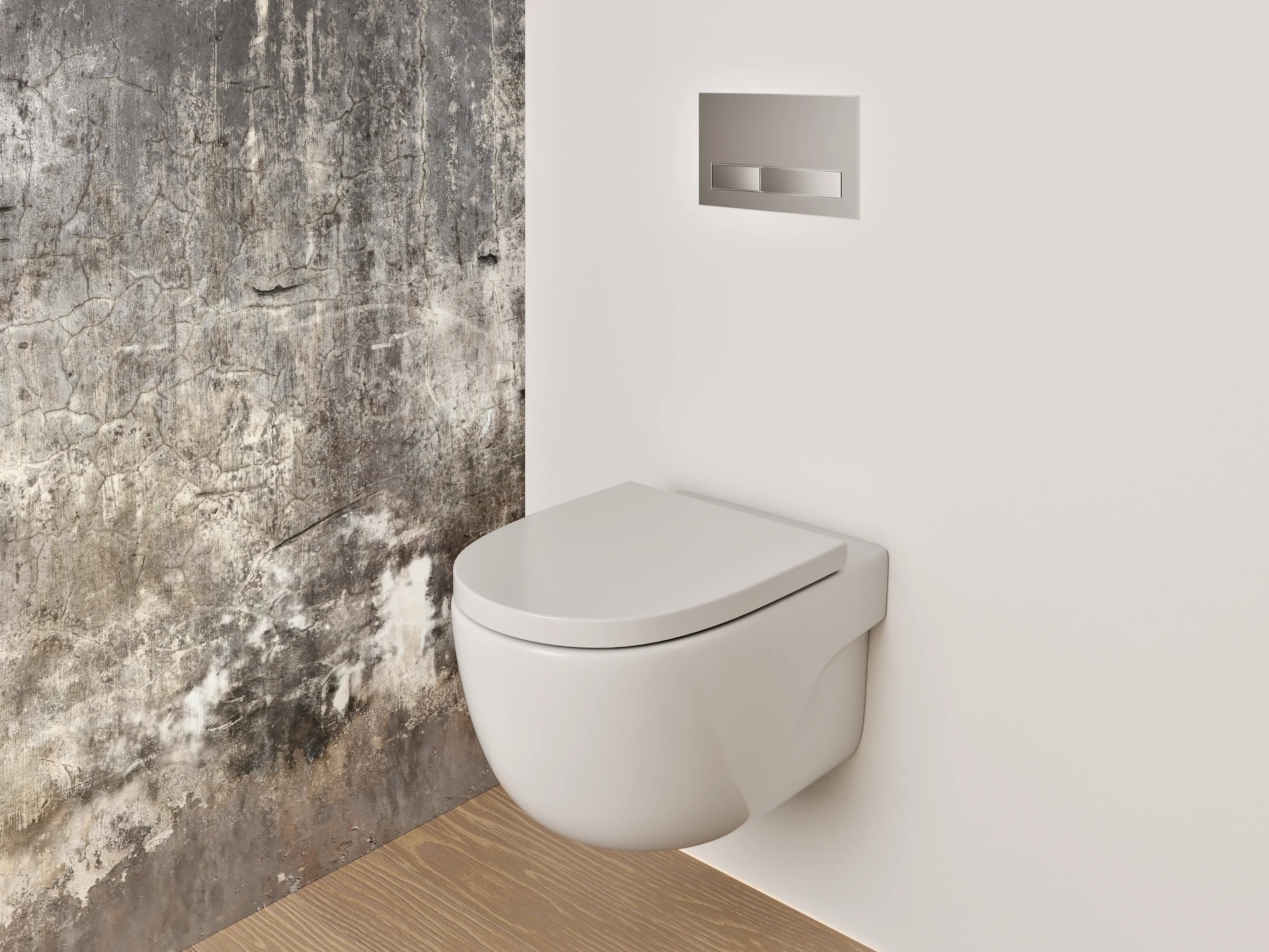 WC-Rückwand - Vintage Betonwand Struktur
