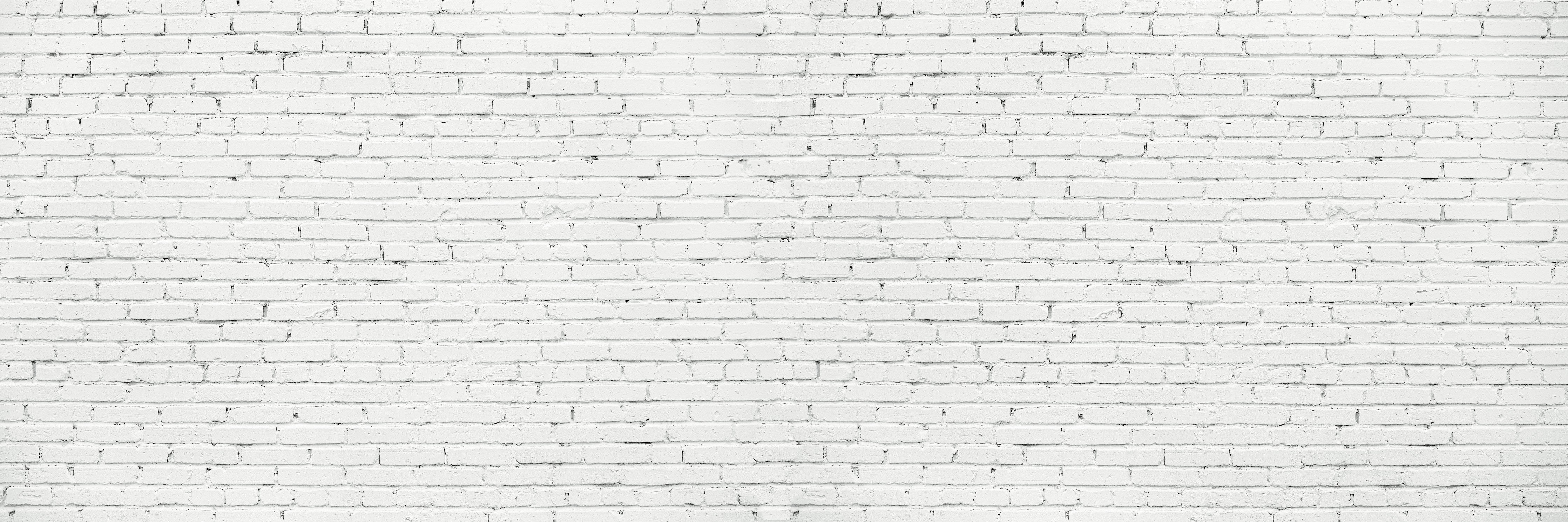 WC-Rückwand-Weiße Backsteinwand – Moderne Optik