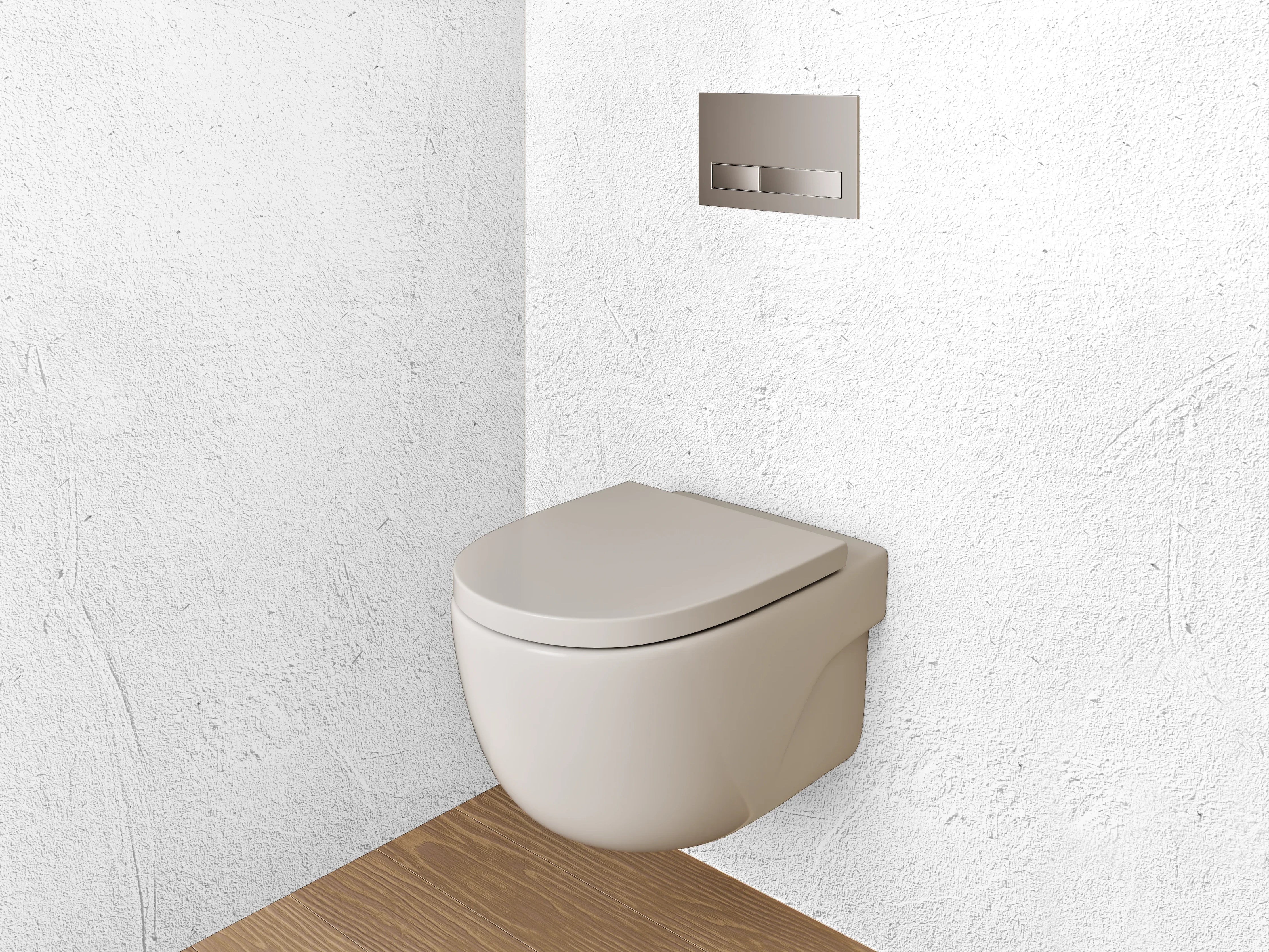 WC-Rückwand - Weiße Marmor-Optik Struktur Tapete