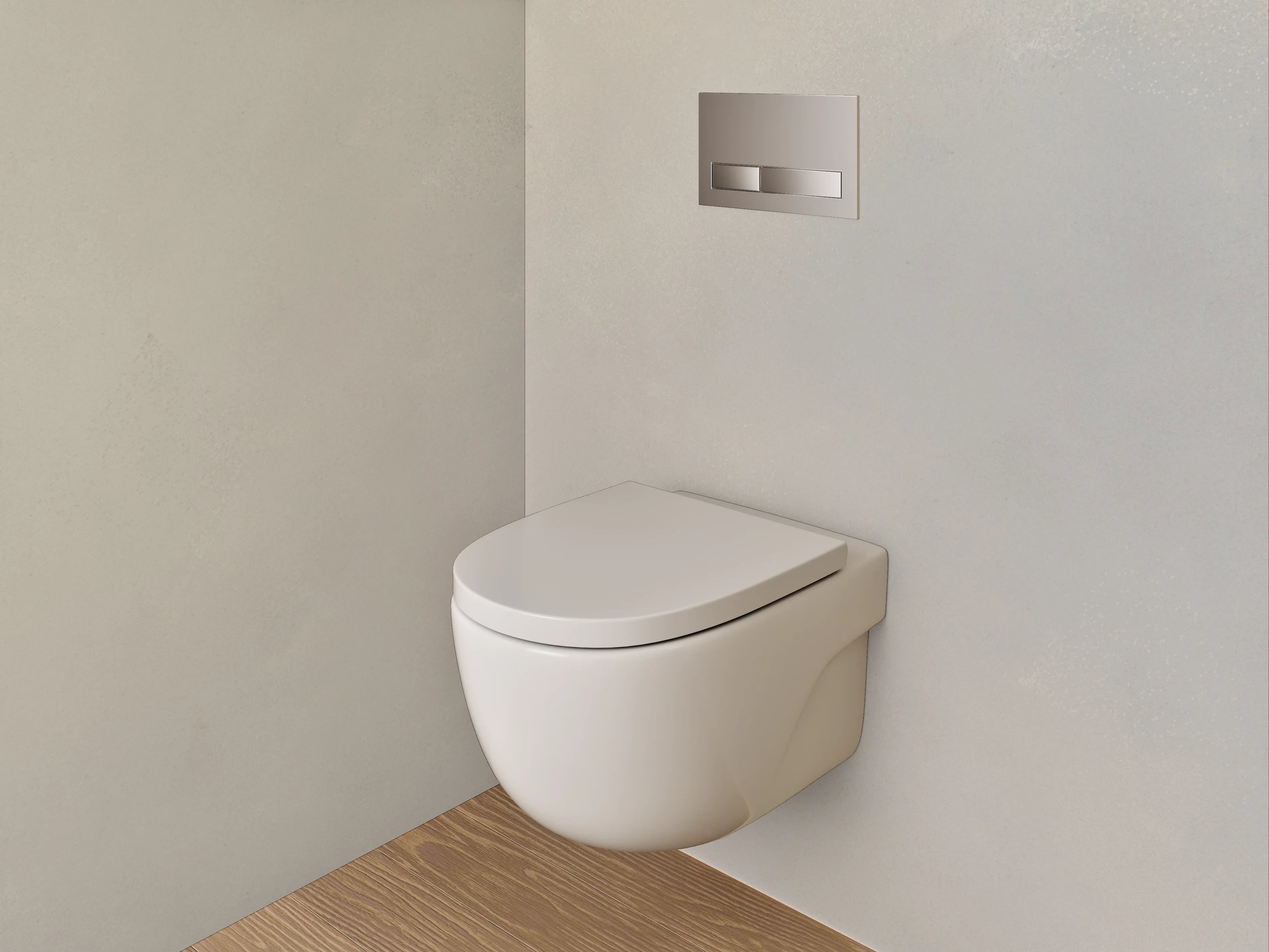 WC-Rückwand - Weiße Marmor-Textur mit feiner Struktur