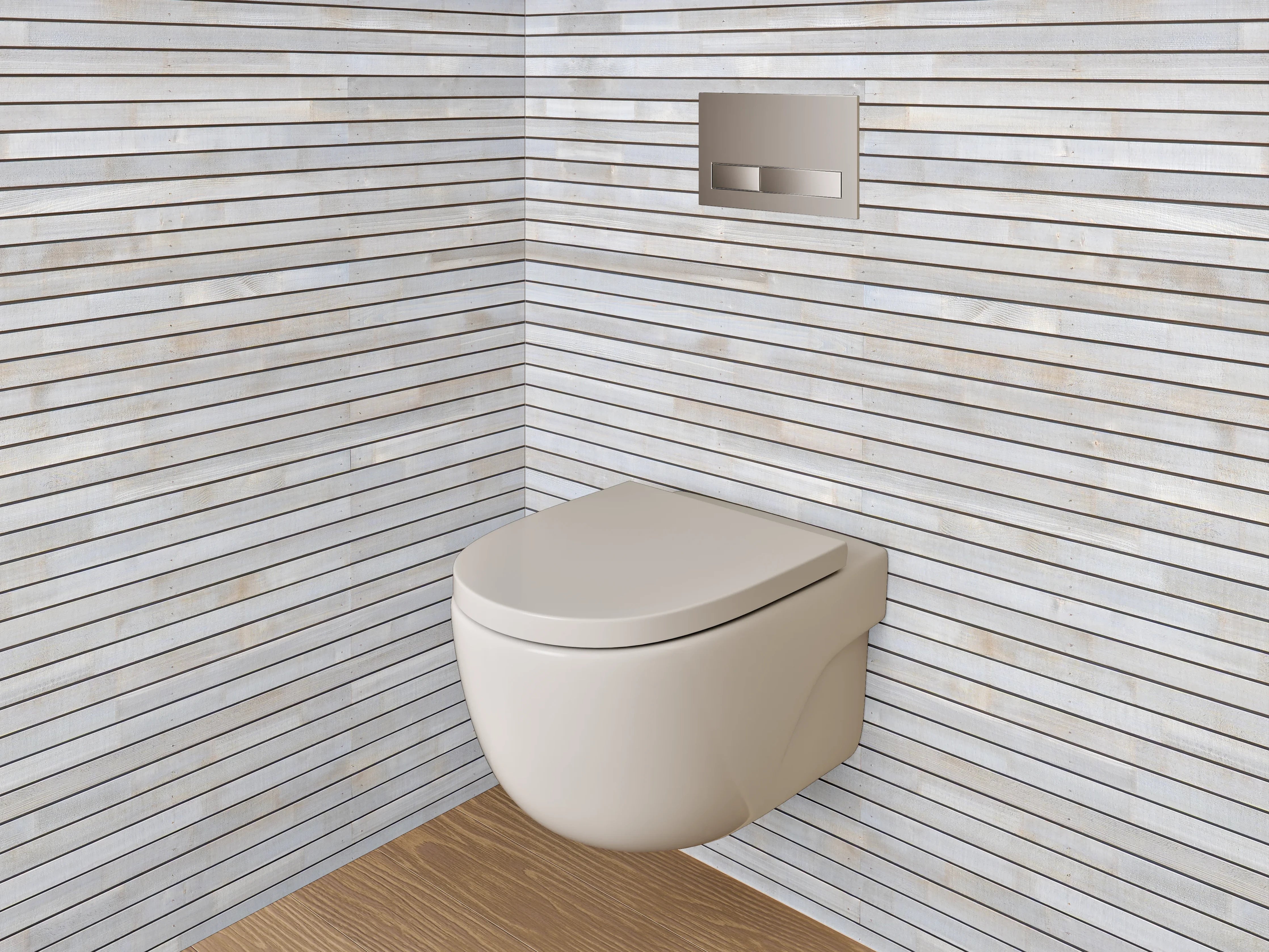 WC-Rückwand - Weiße Marmorwand mit feiner Maserung