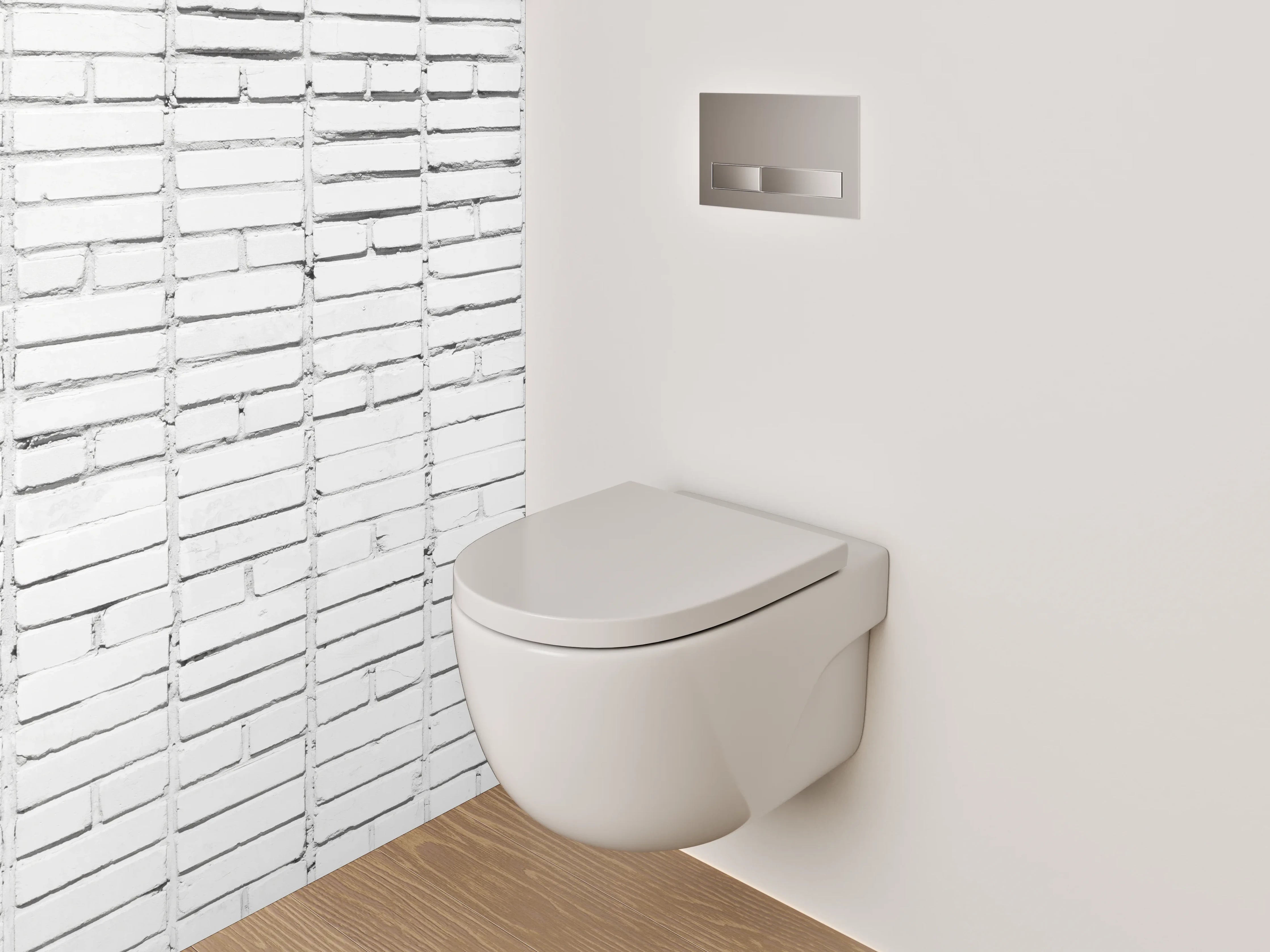 WC-Rückwand - Weiße Mosaikoptik Fliesenstruktur