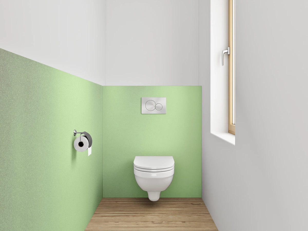 WC-Rückwand - Zarte grüne Struktur Tapete