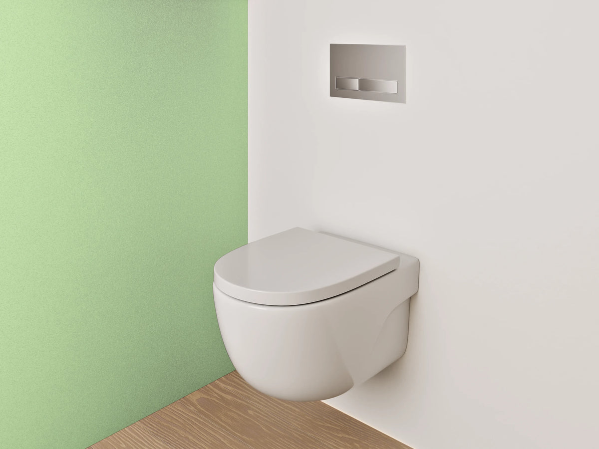 WC-Rückwand - Zarte grüne Struktur Tapete