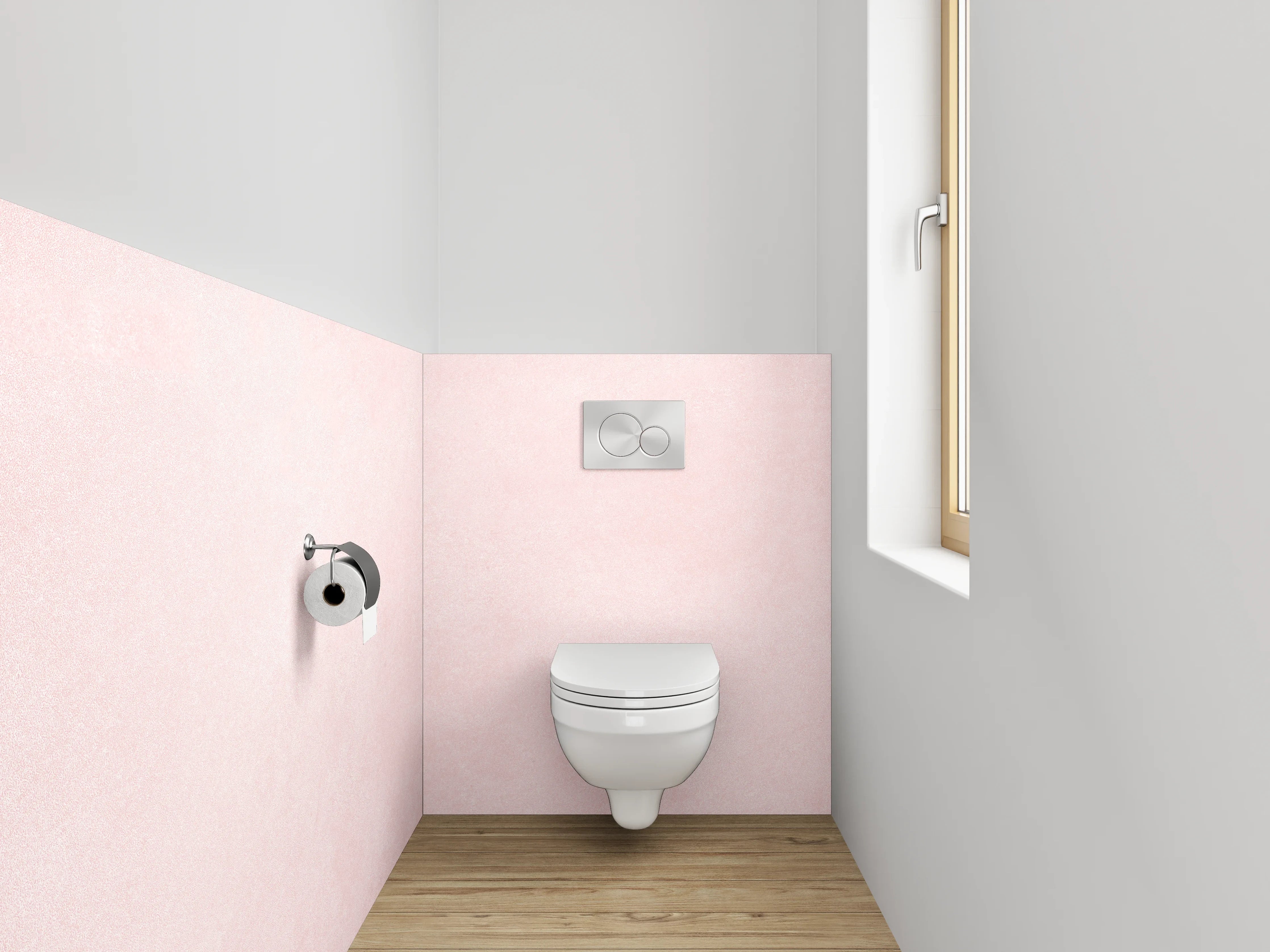 WC-Rückwand - Zarte rosa Struktur Tapete