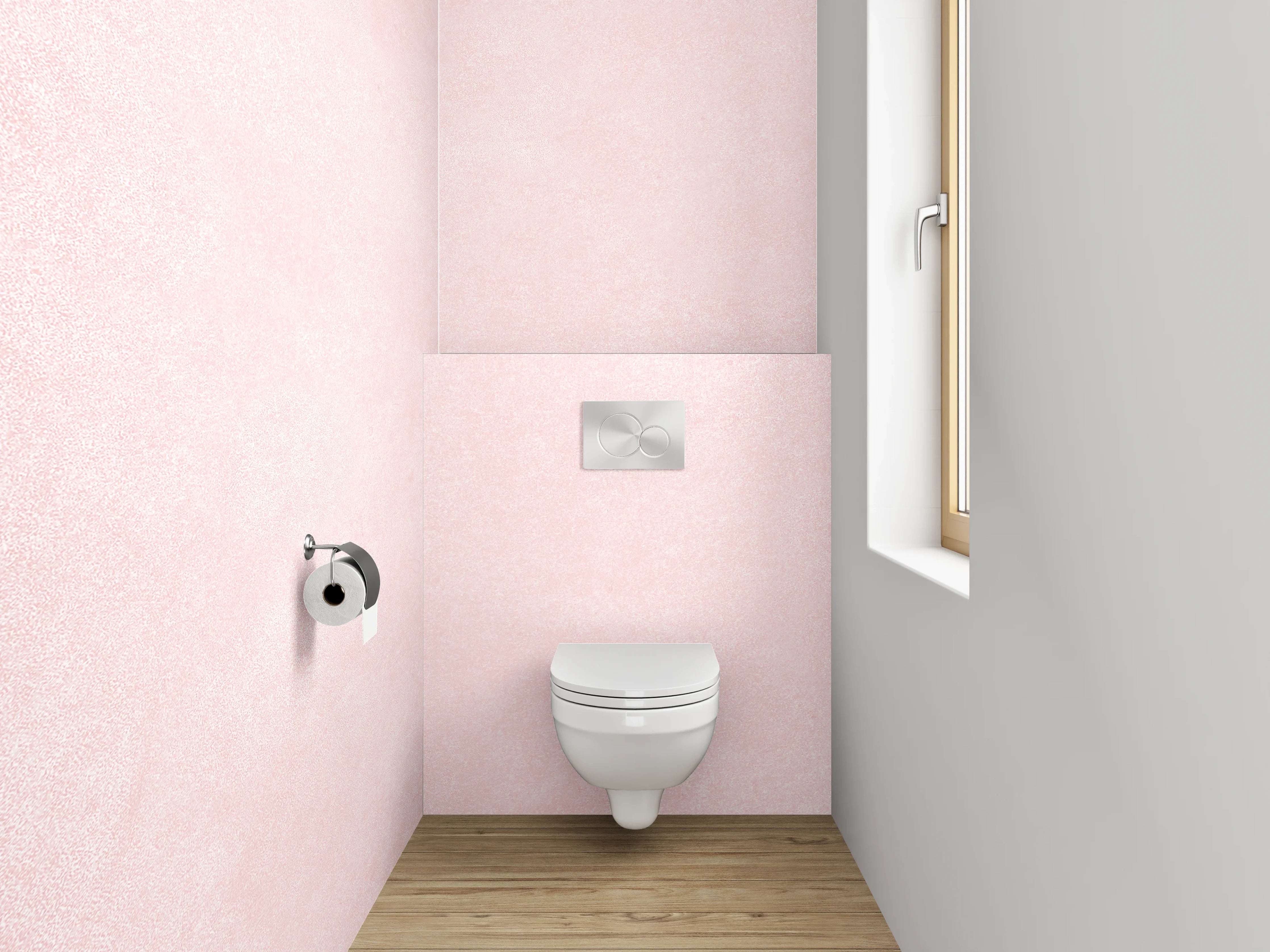 WC-Rückwand - Zarte rosa Struktur Tapete