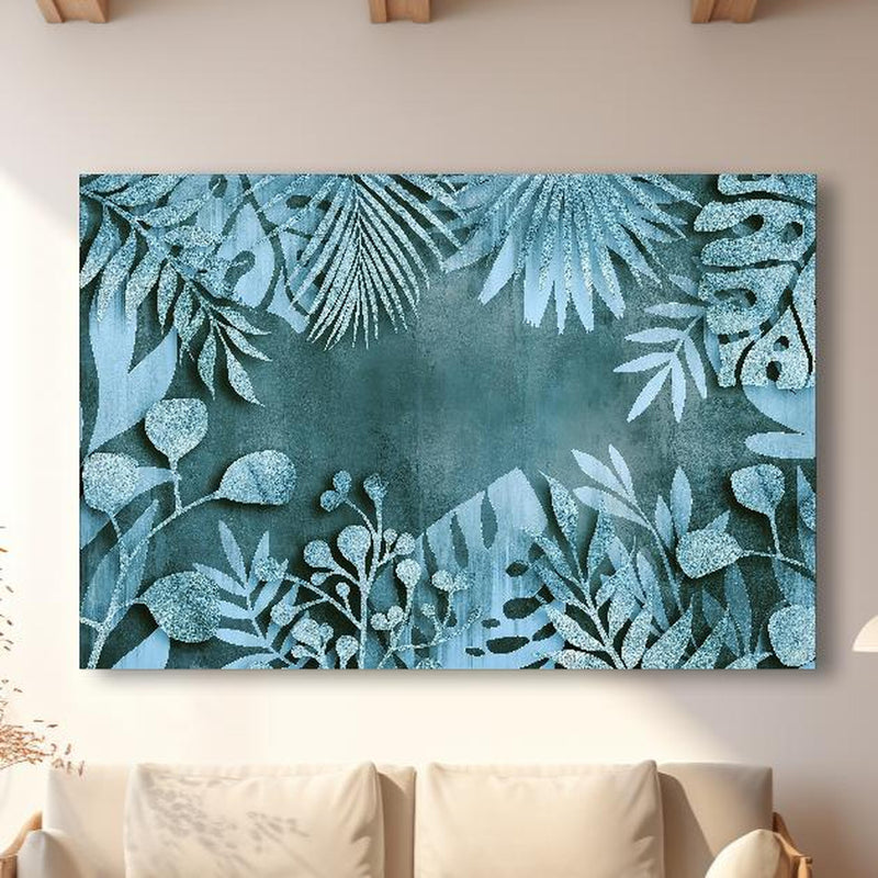 Wandbild - Abstract Botanical No3 in modernem Wohnzimmer im Loft-Stil Zoom