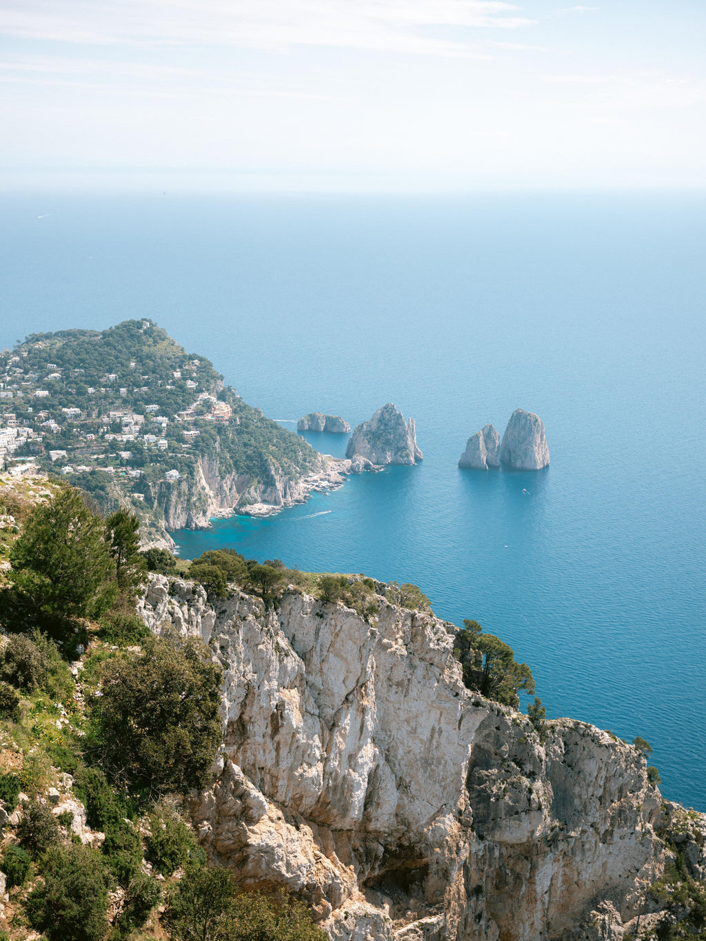 Wandbild-Küste von Capri, Italien