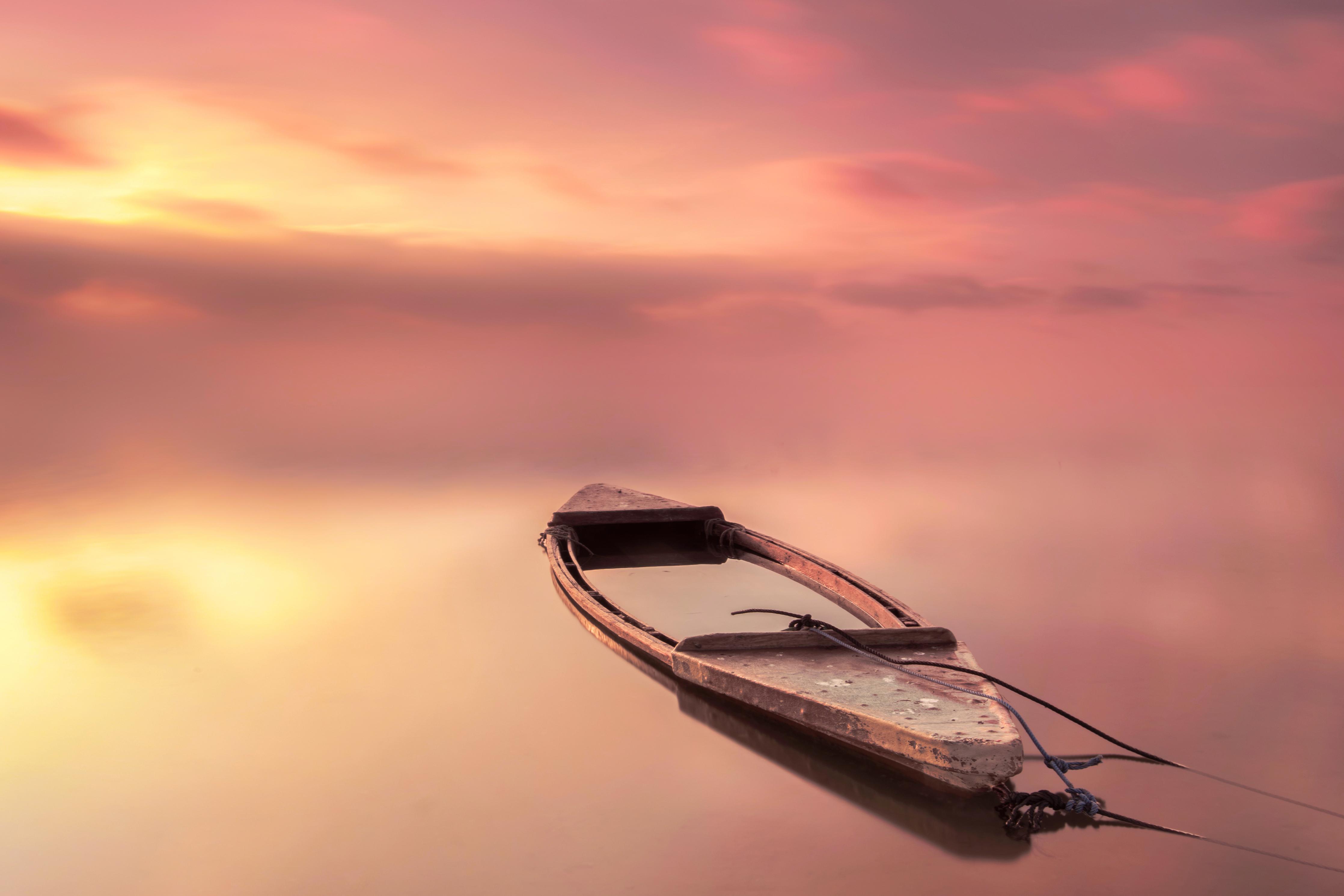 Wandbild-Leeres Boot -Traumwelt