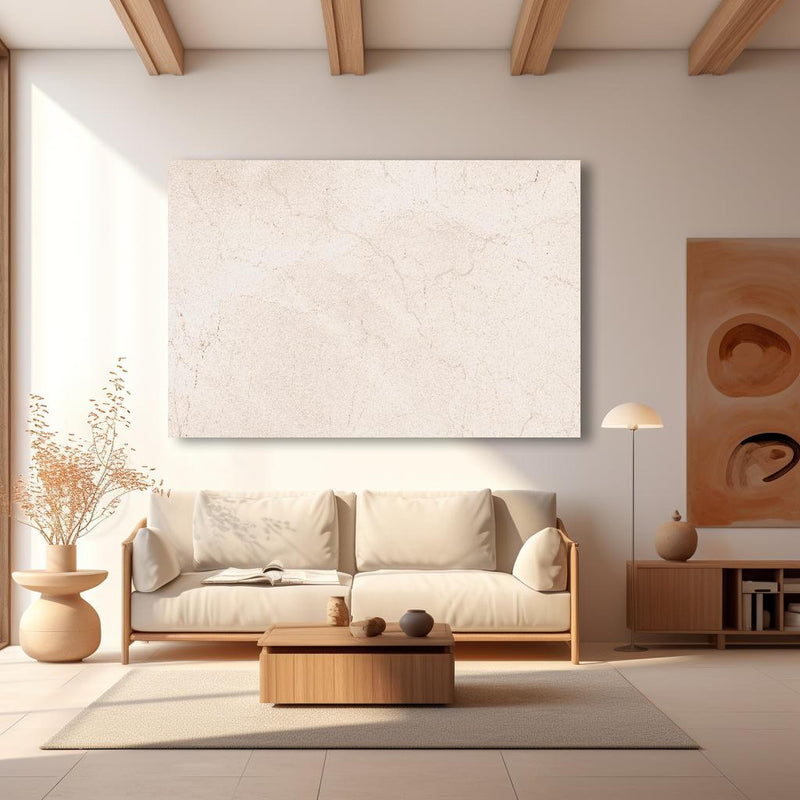 Wandbild - Marmor Textur - Fliesenmuster in modernem Wohnzimmer im Loft-Stil