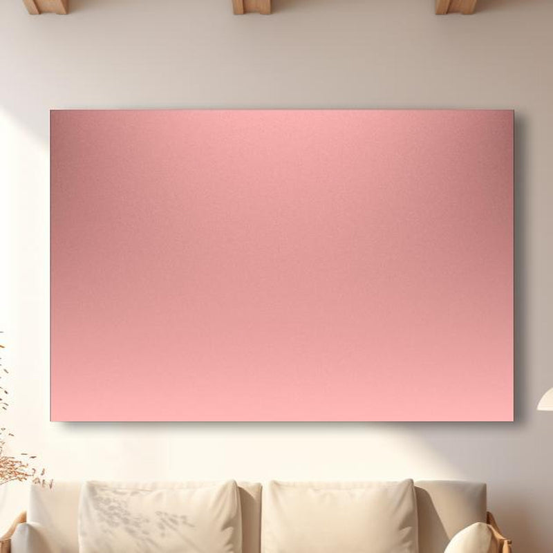 Wandbild - Rosa Oberfläche - Papiertextur in modernem Wohnzimmer im Loft-Stil Zoom