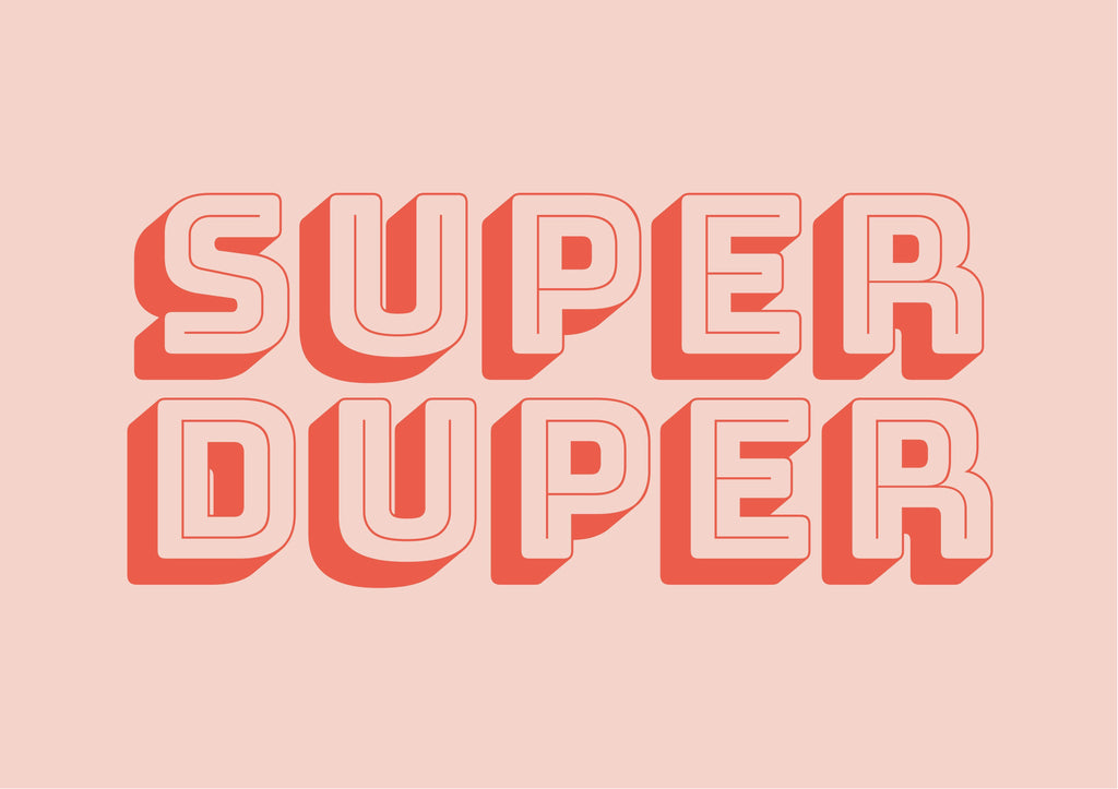 Wandbild-Super Duper