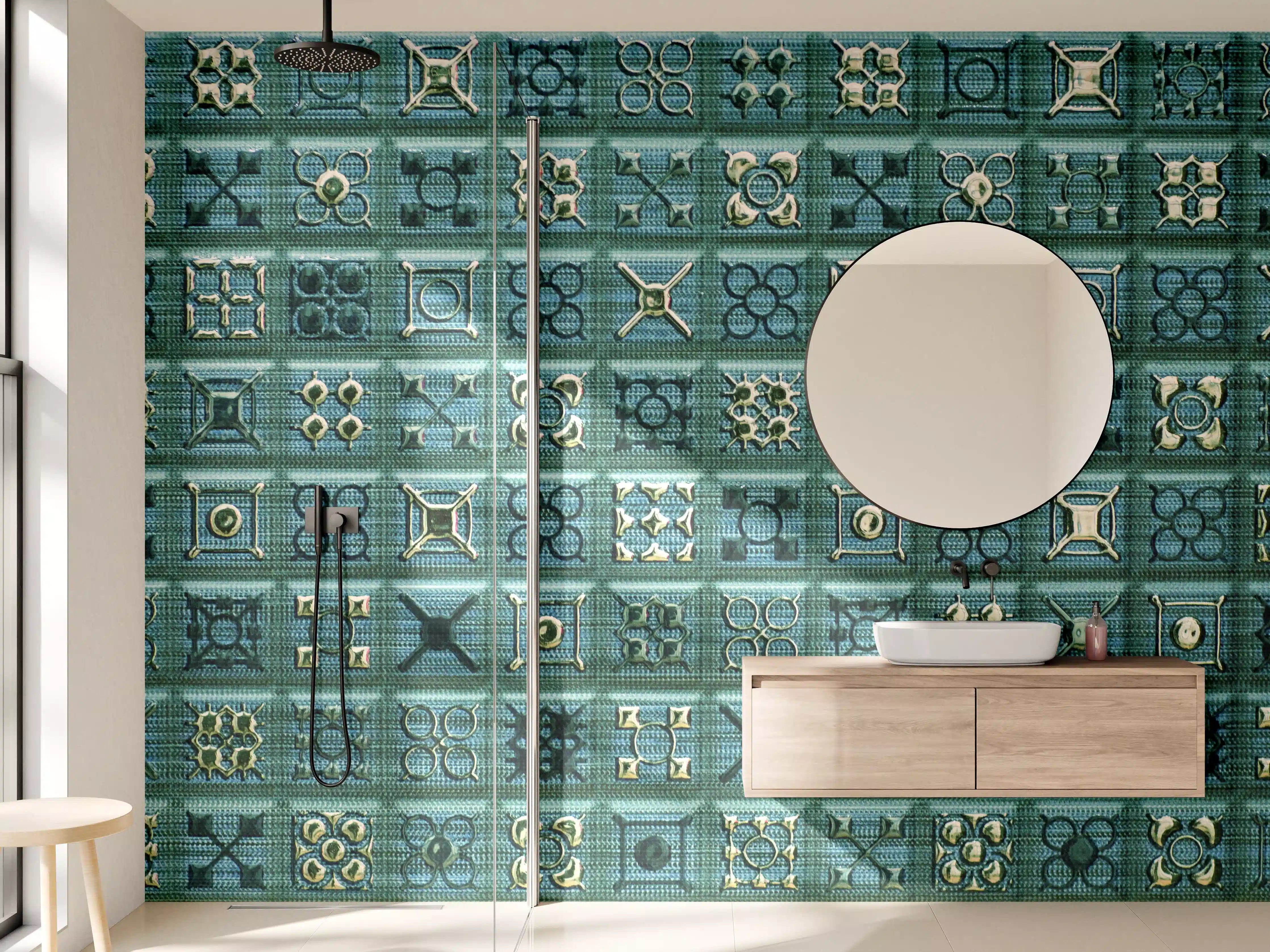 Wandverkleidung Bad - Abstract Mosaik Fliesenmuster