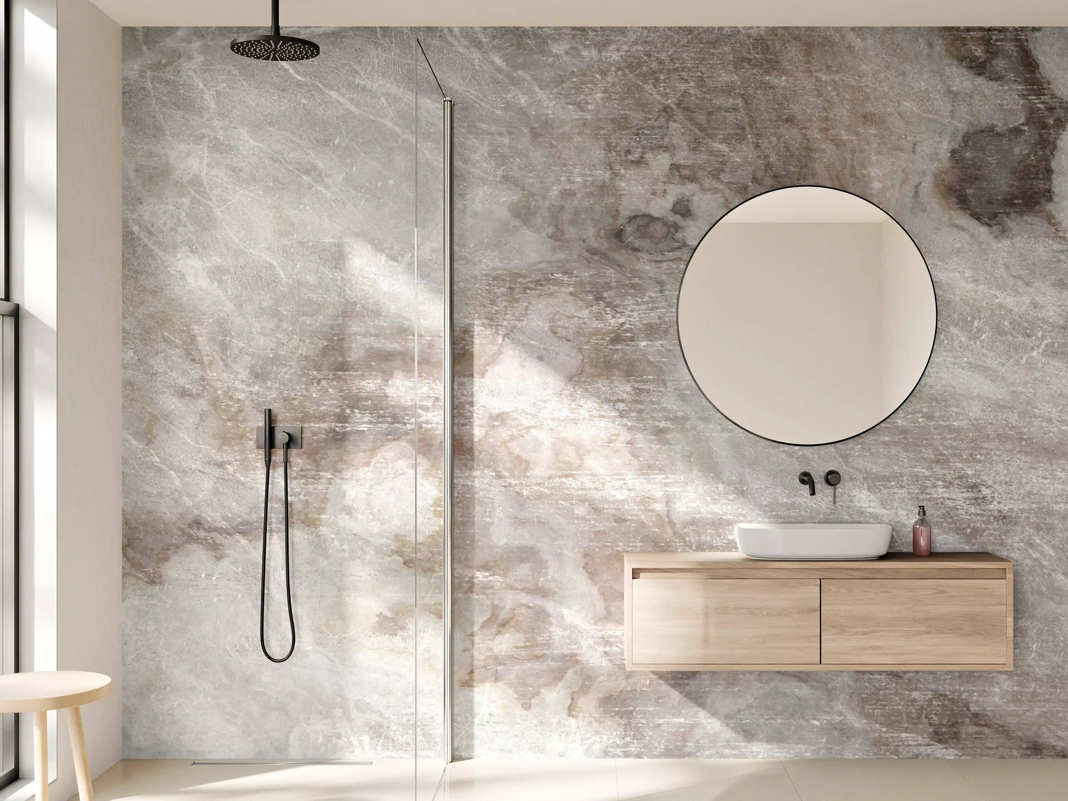 Wandverkleidung Bad - Abstrakte Marmor Stein Textur