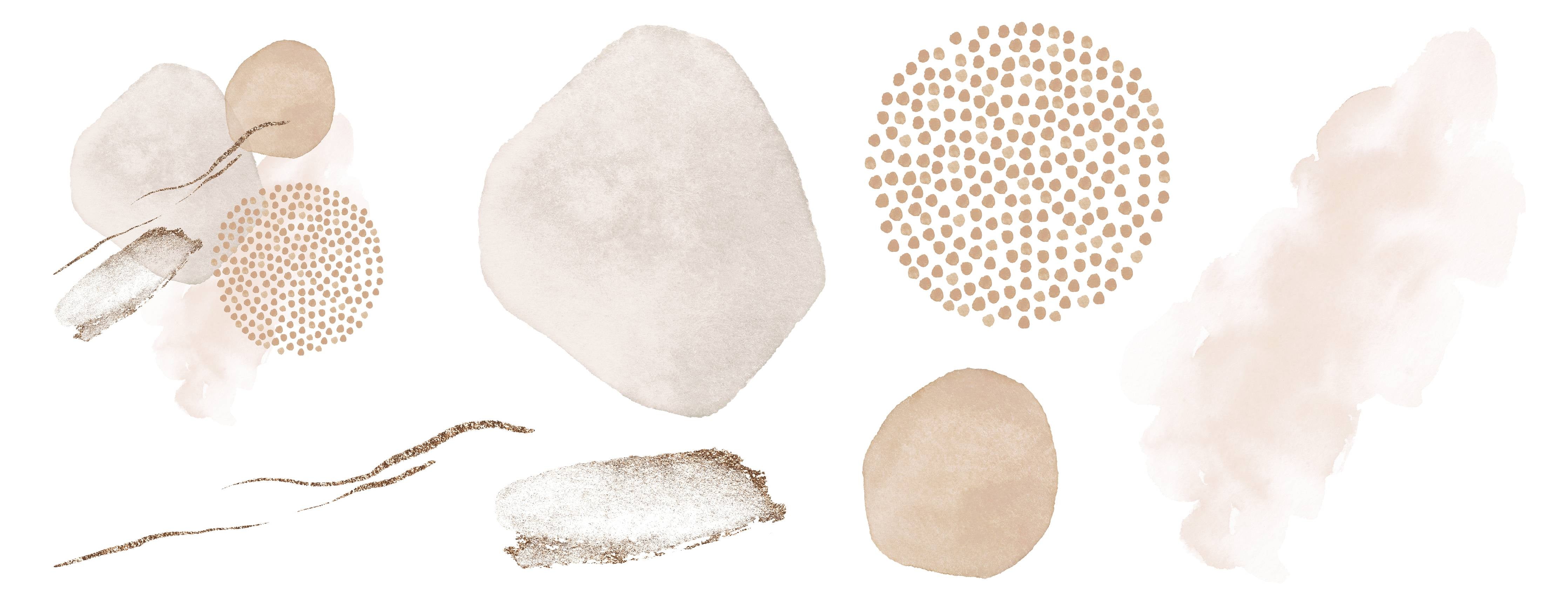 Wandverkleidung Bad-Abstrakte blush Elemente