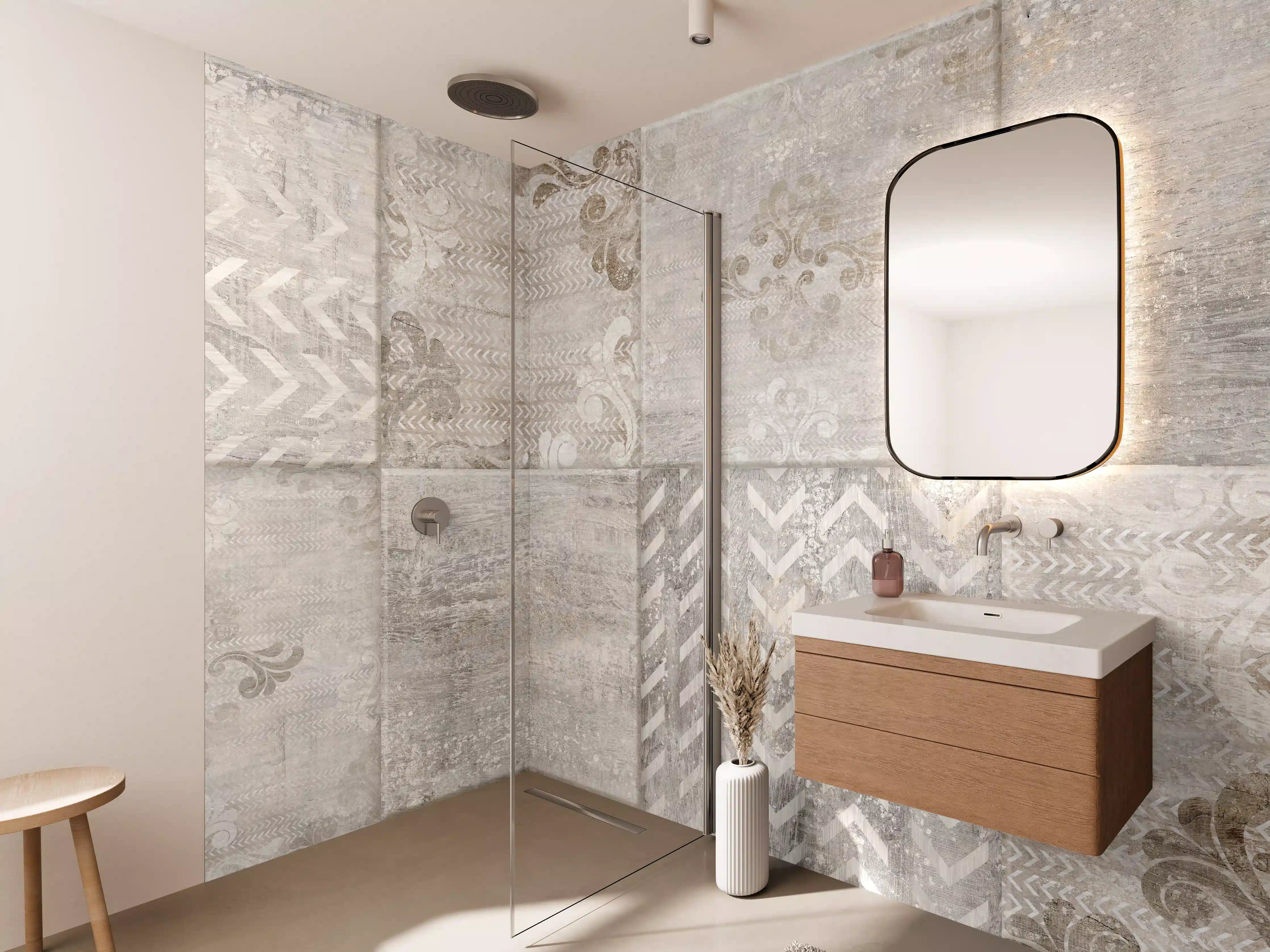 Wandverkleidung Bad - Abstrakter Mosaik Hintergrund