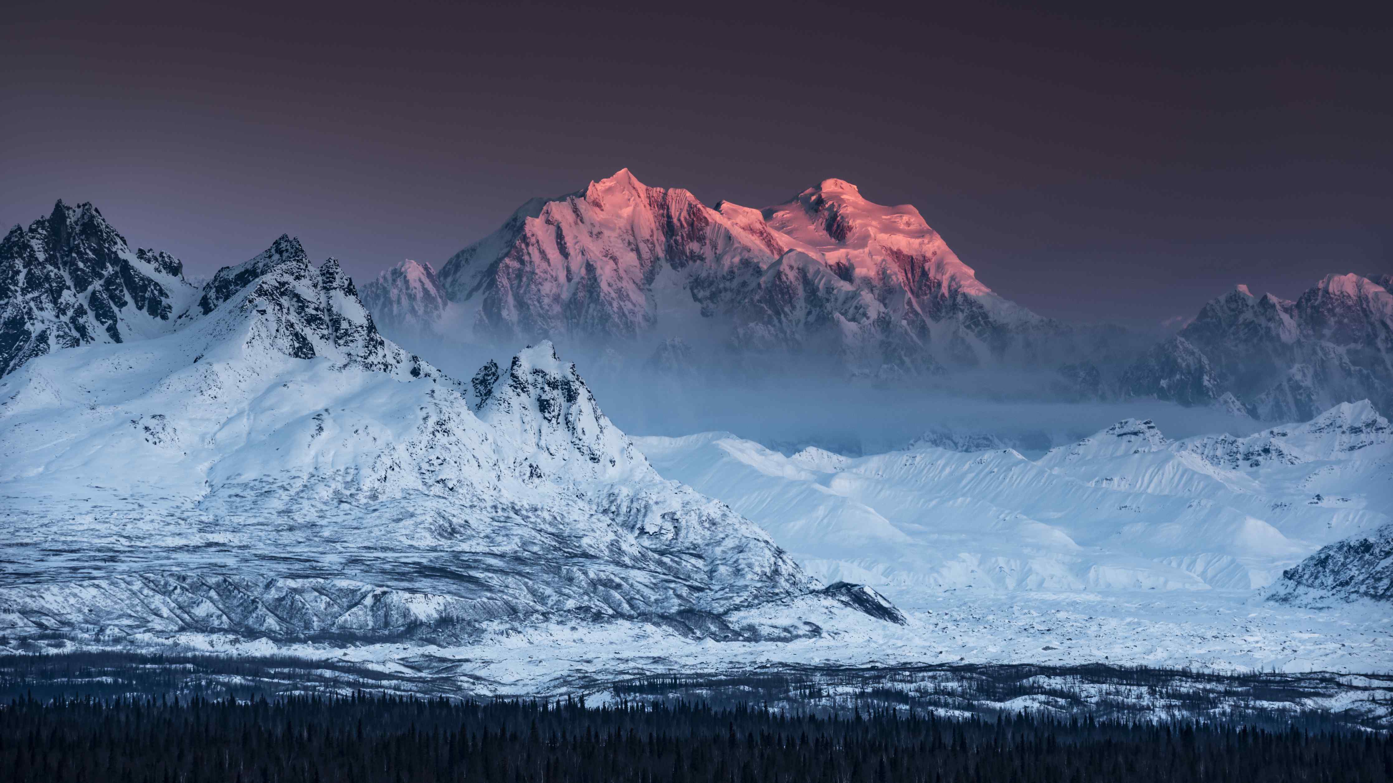 Wandverkleidung Bad-Alaska Winterberge Panorama