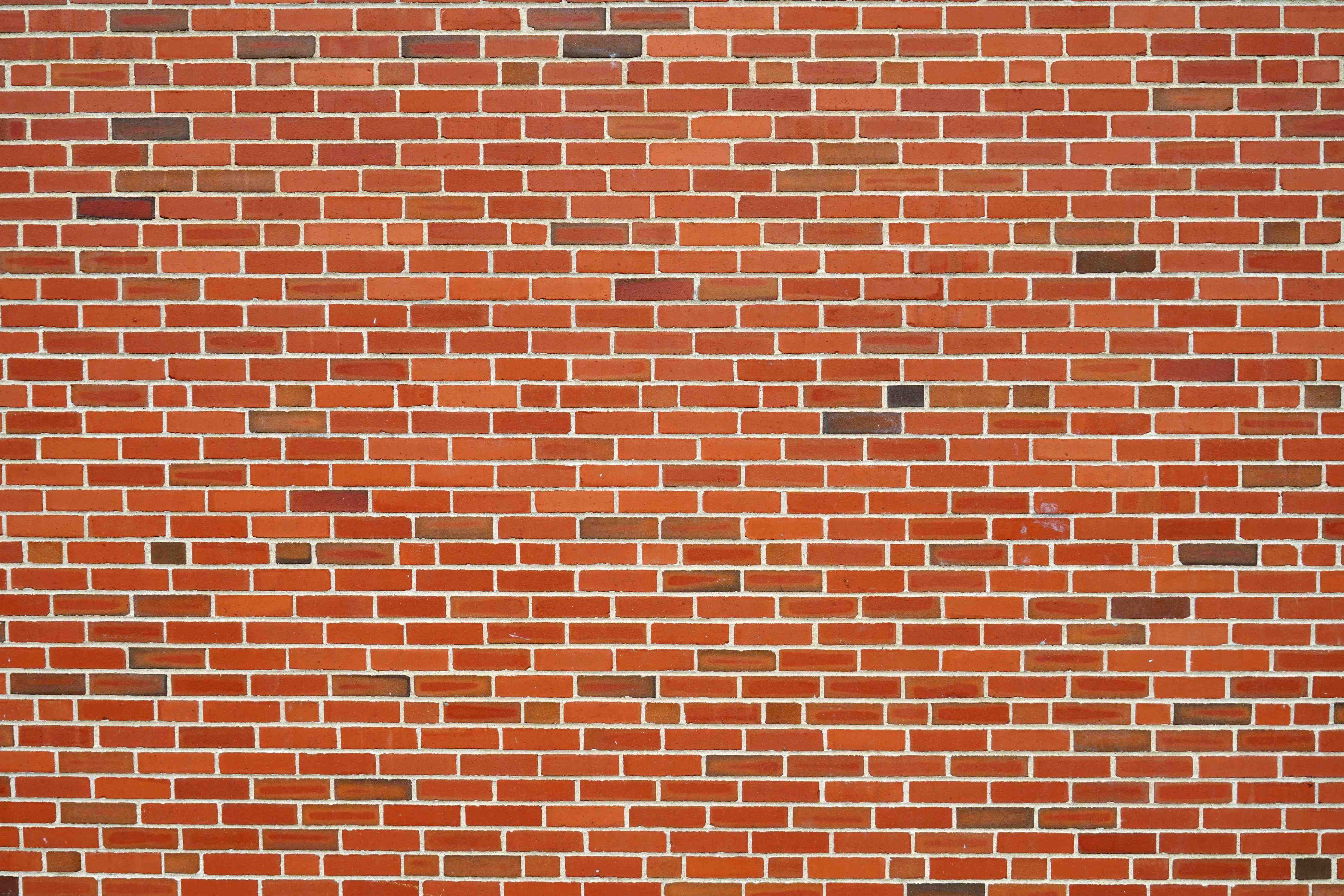 Wandverkleidung Bad-Authentische Backsteinwand im Außenbereich