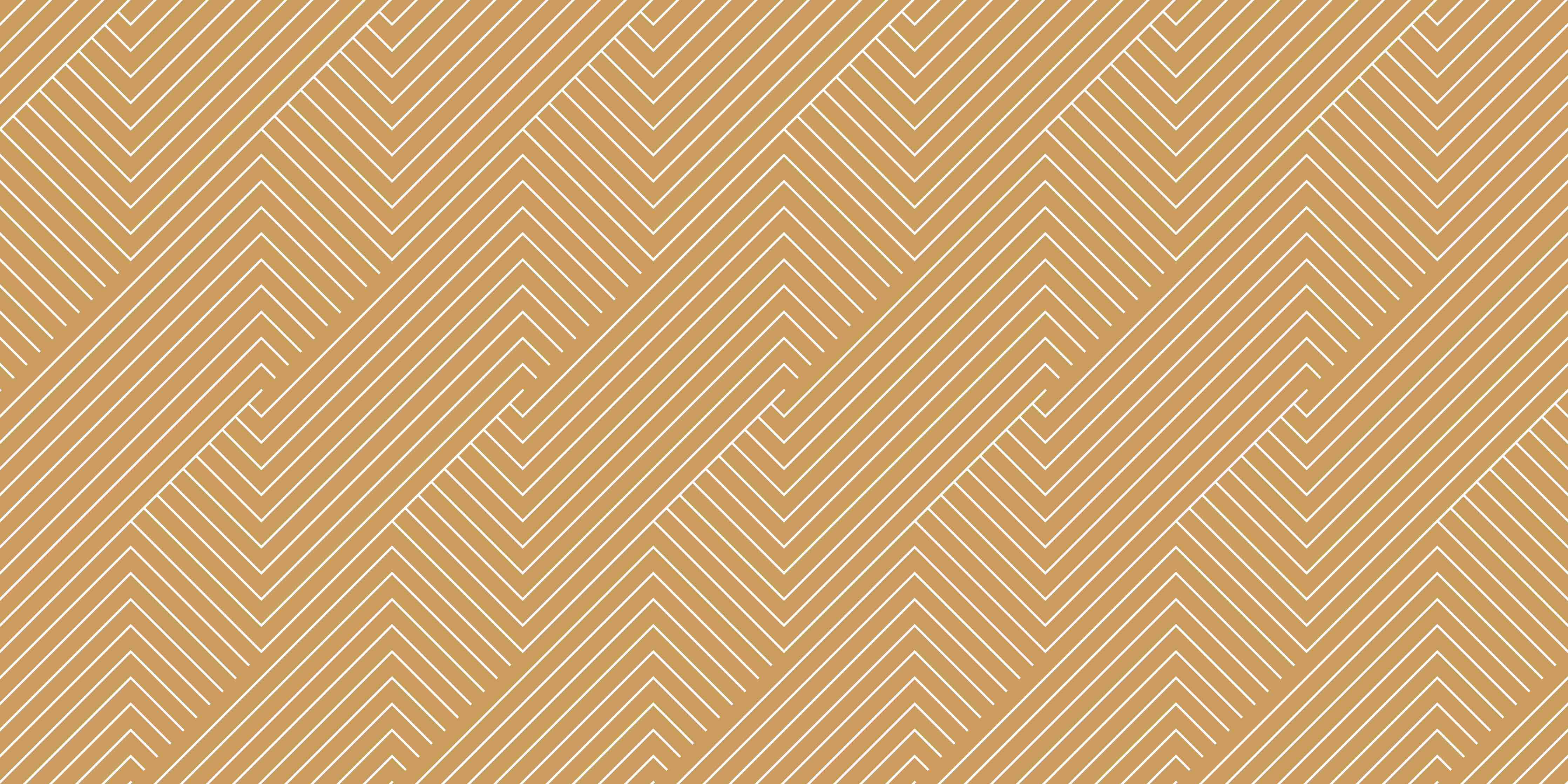 Wandverkleidung Bad-Beigen und Goldene Linienmuster