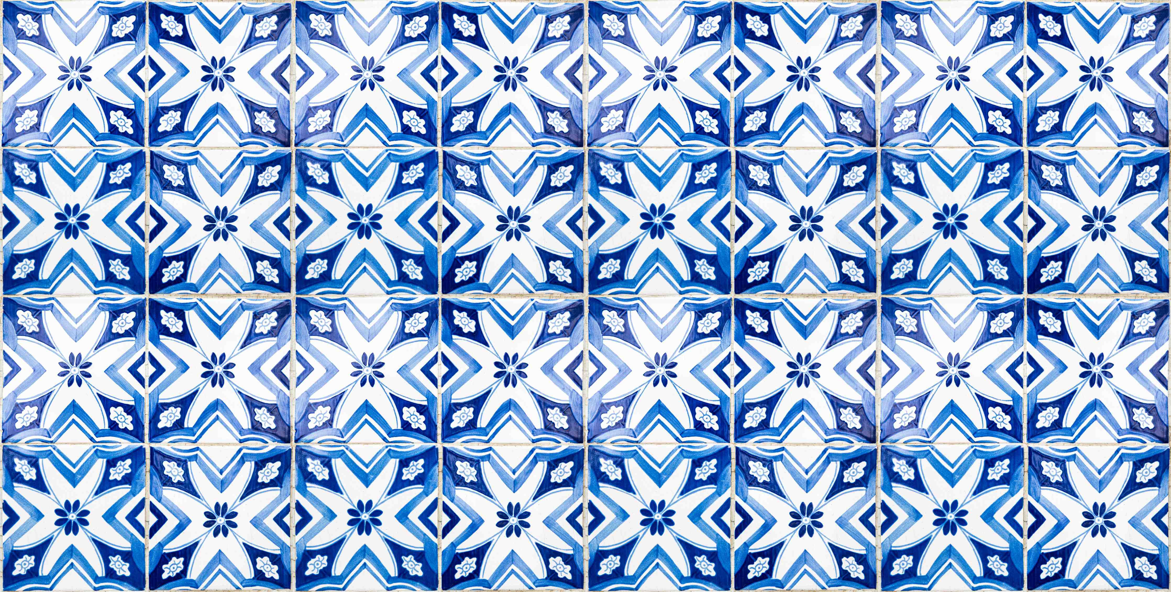 Wandverkleidung Bad-Blaue Azulejo-Fliesen