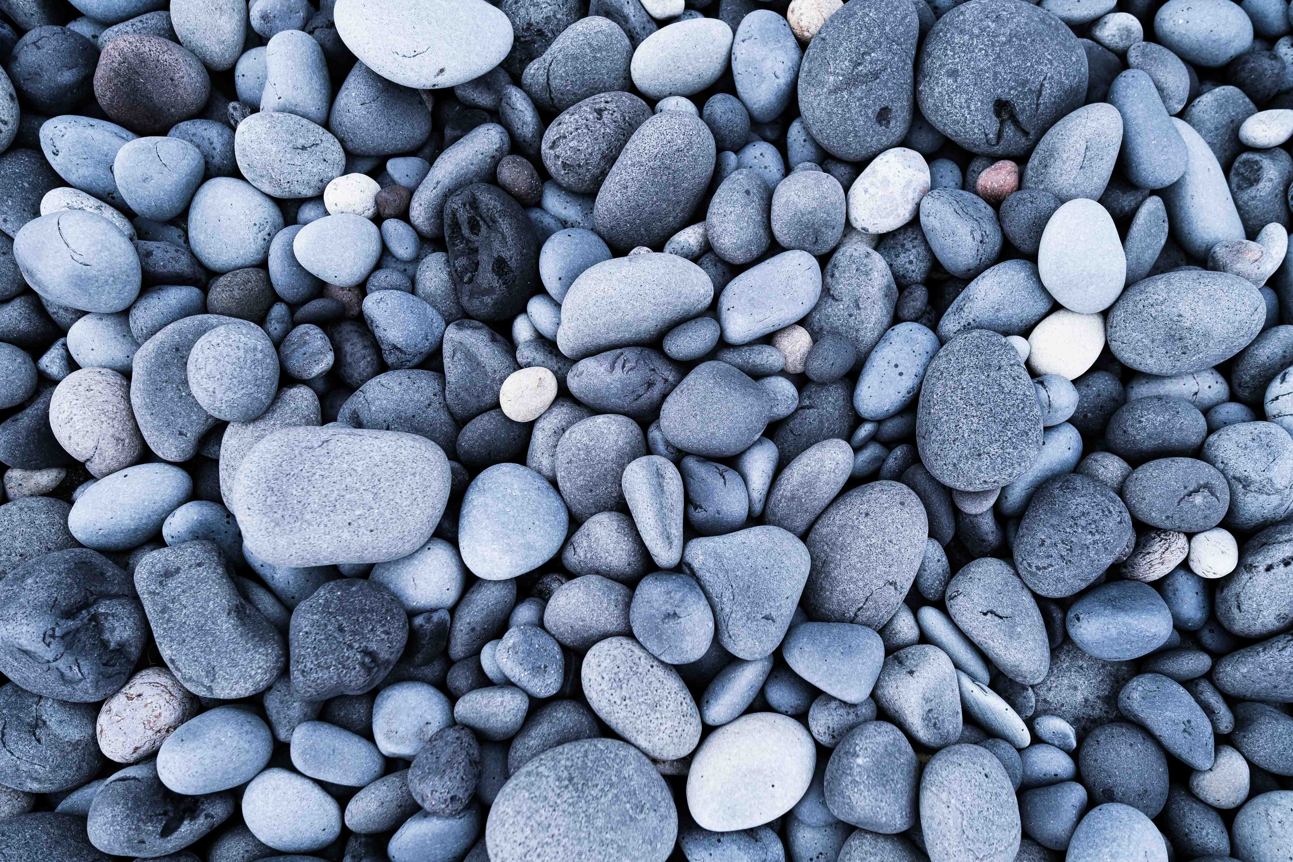 Wandverkleidung Bad-Blaue Steine am Strand