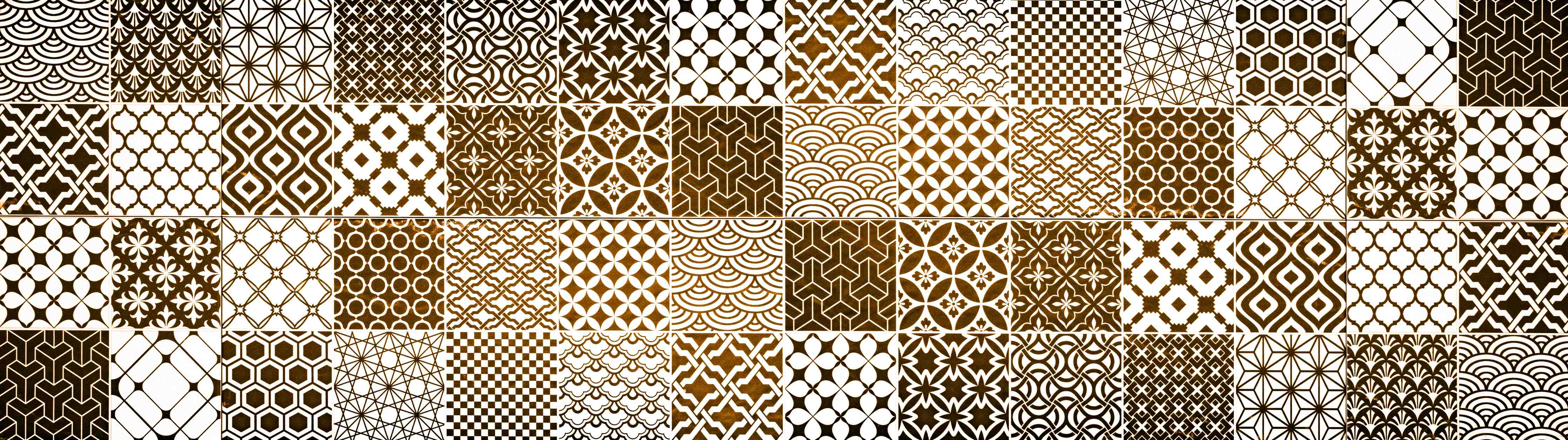 Wandverkleidung Bad-Braun-Beige geometrisch Mosaik
