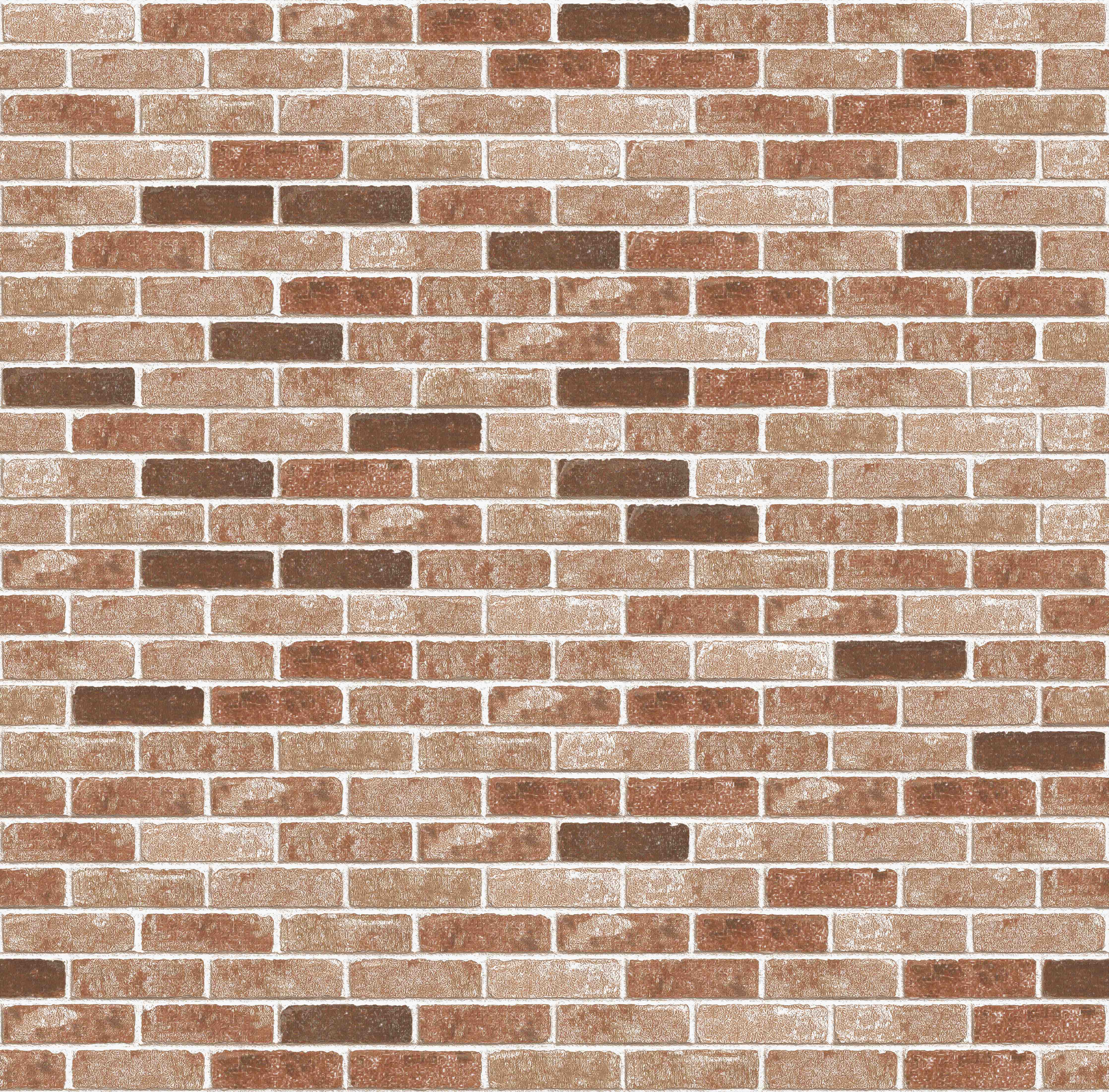 Wandverkleidung Bad-Bricked Wall with Rustic Charm