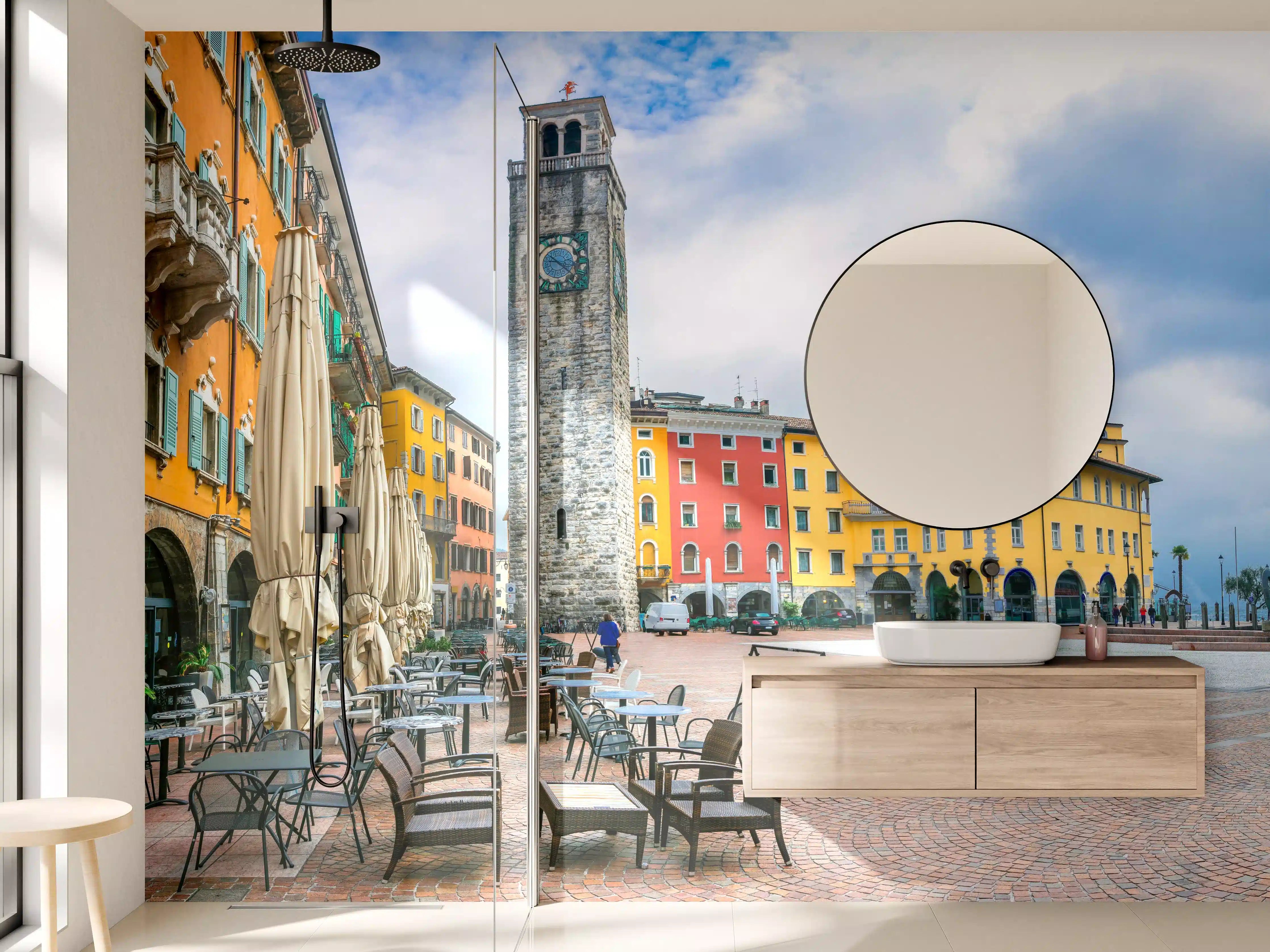 Wandverkleidung Bad - Charmante Stadt am Gardasee - Riva del Garda