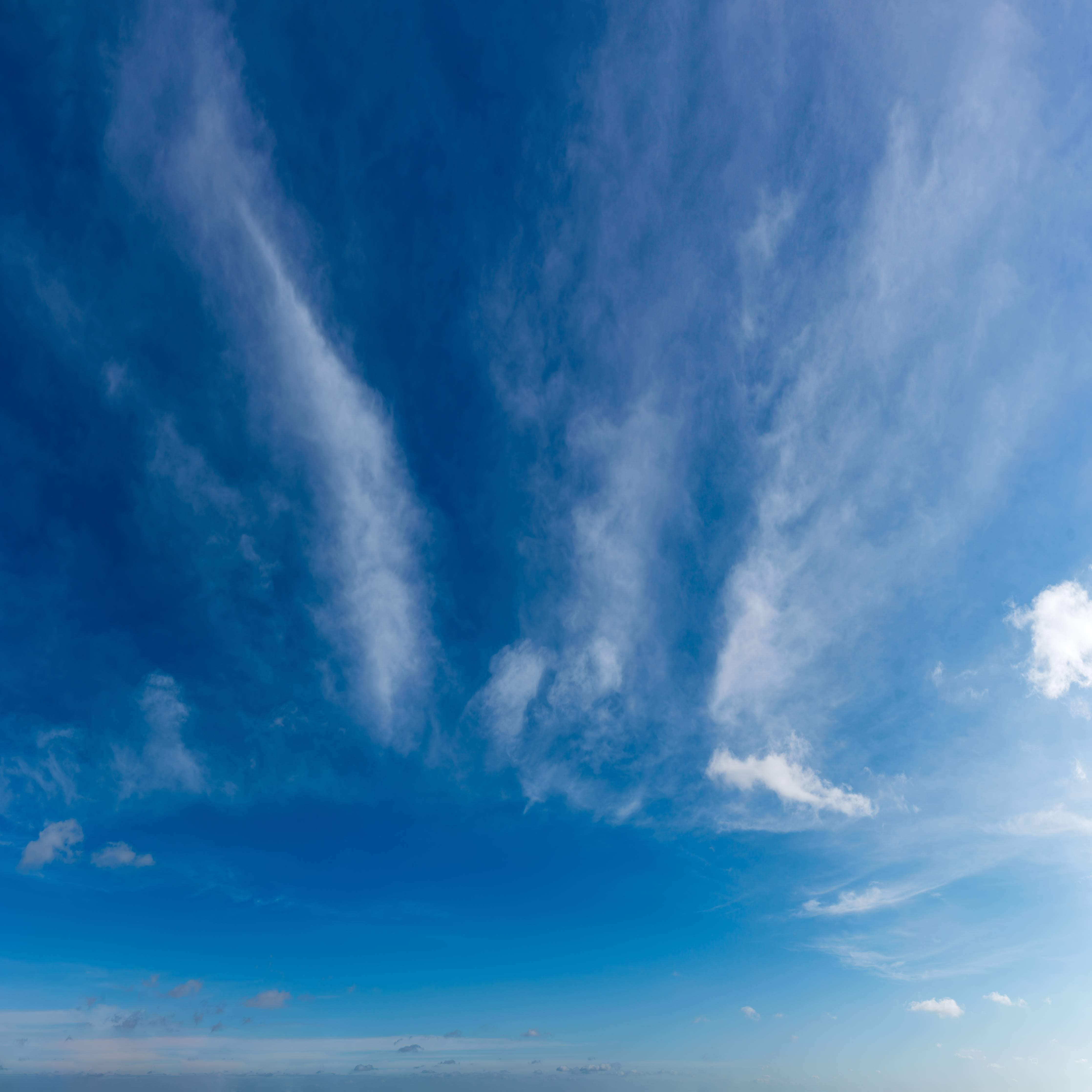 Wandverkleidung Bad-Ciel Gris avec Nuages Blancs