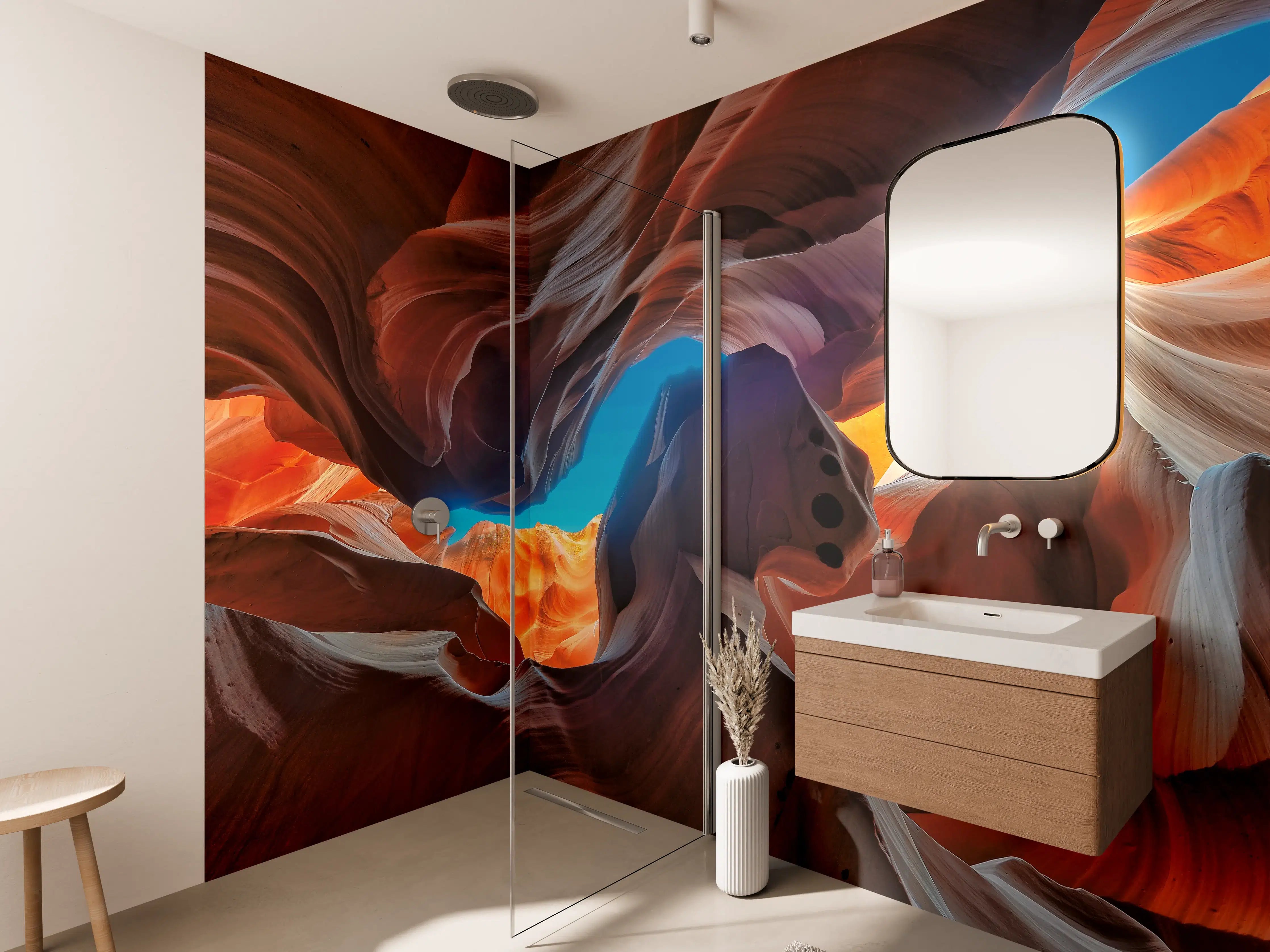 Wandverkleidung Bad - Der magische Antelope Canyon