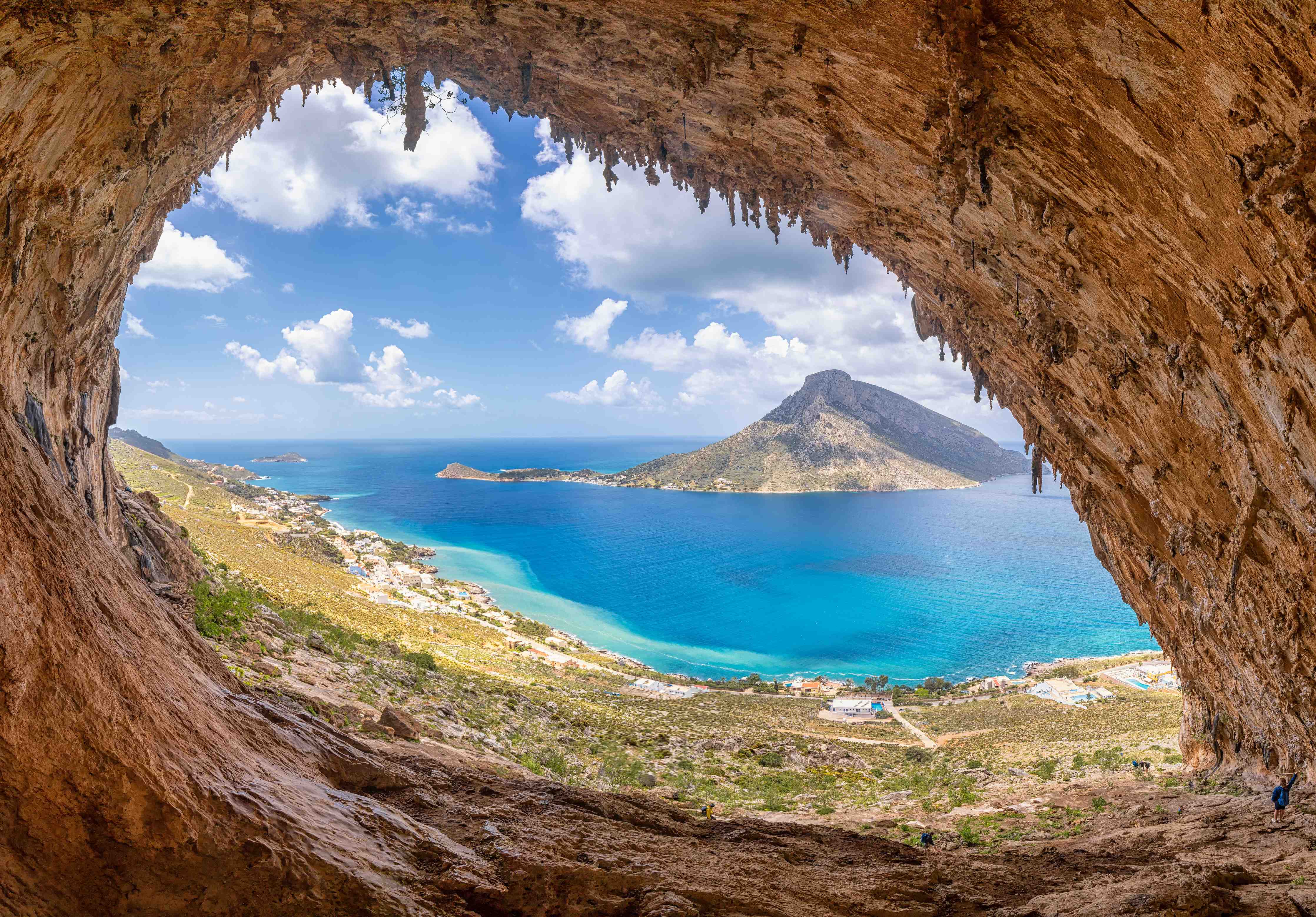 Wandverkleidung Bad-Die berühmte Grande Grotta mit Blick aufs Meer