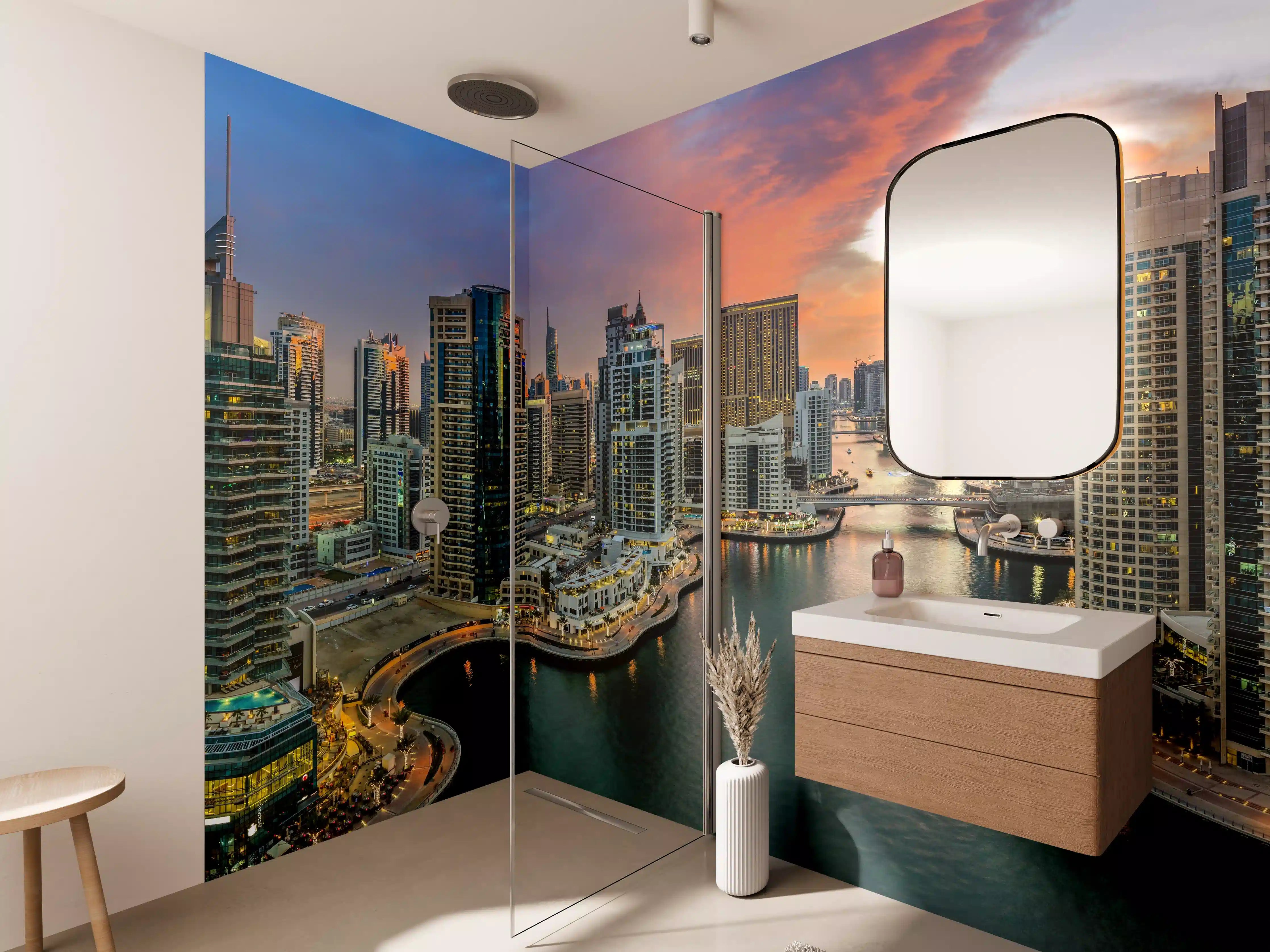 Wandverkleidung Bad - Dubai Yachthafen