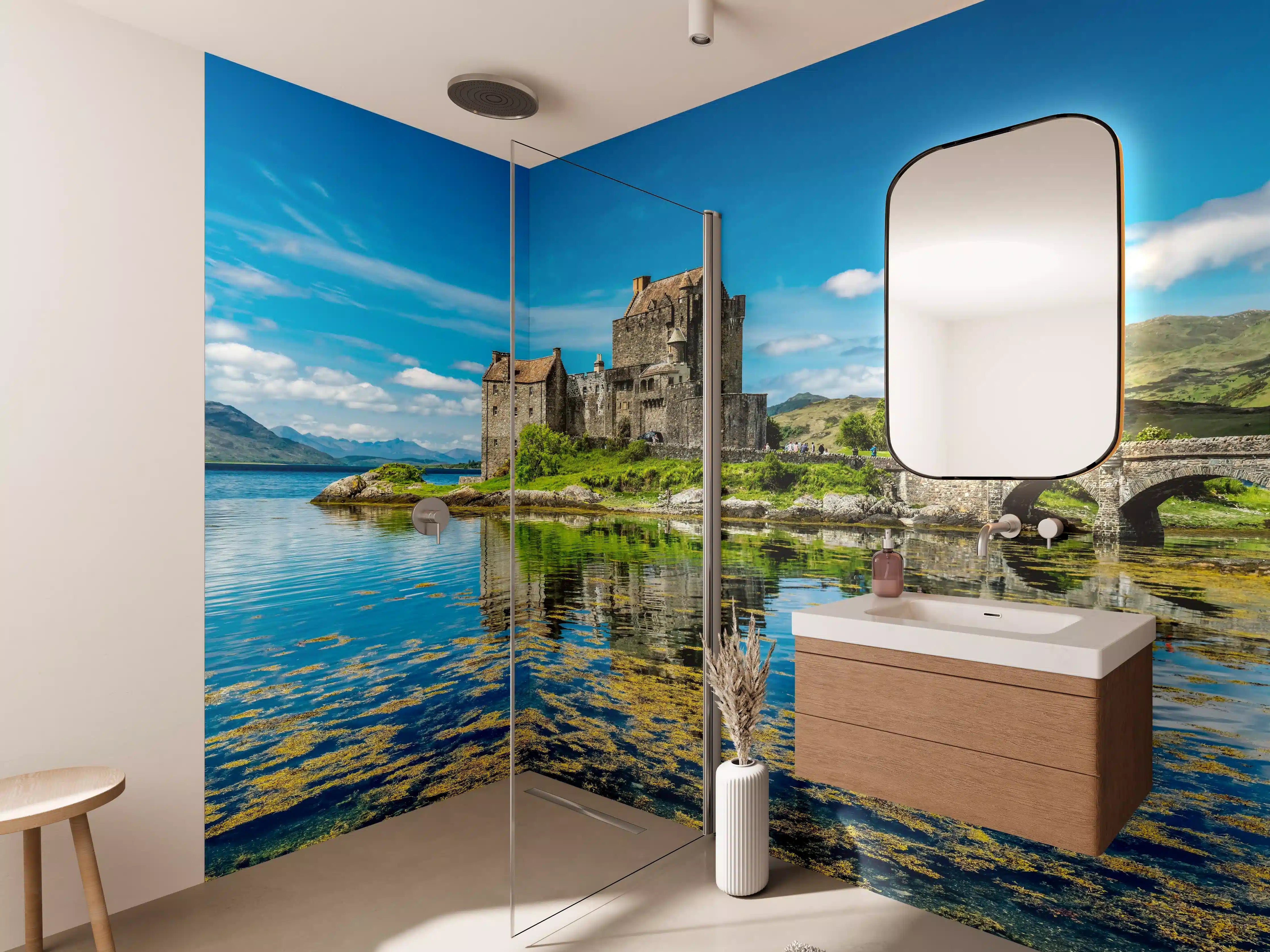 Wandverkleidung Bad - Eilean Donan Castle