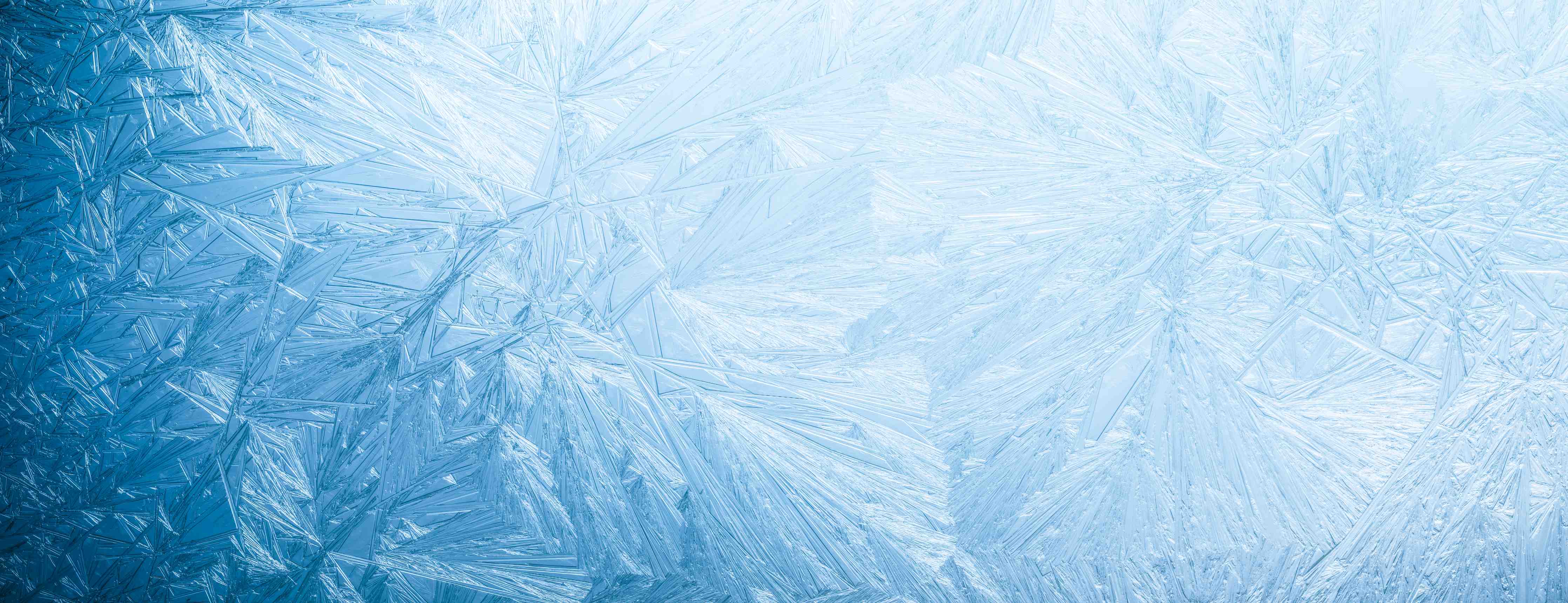 Wandverkleidung Bad-Eisige Frostmuster in Blau