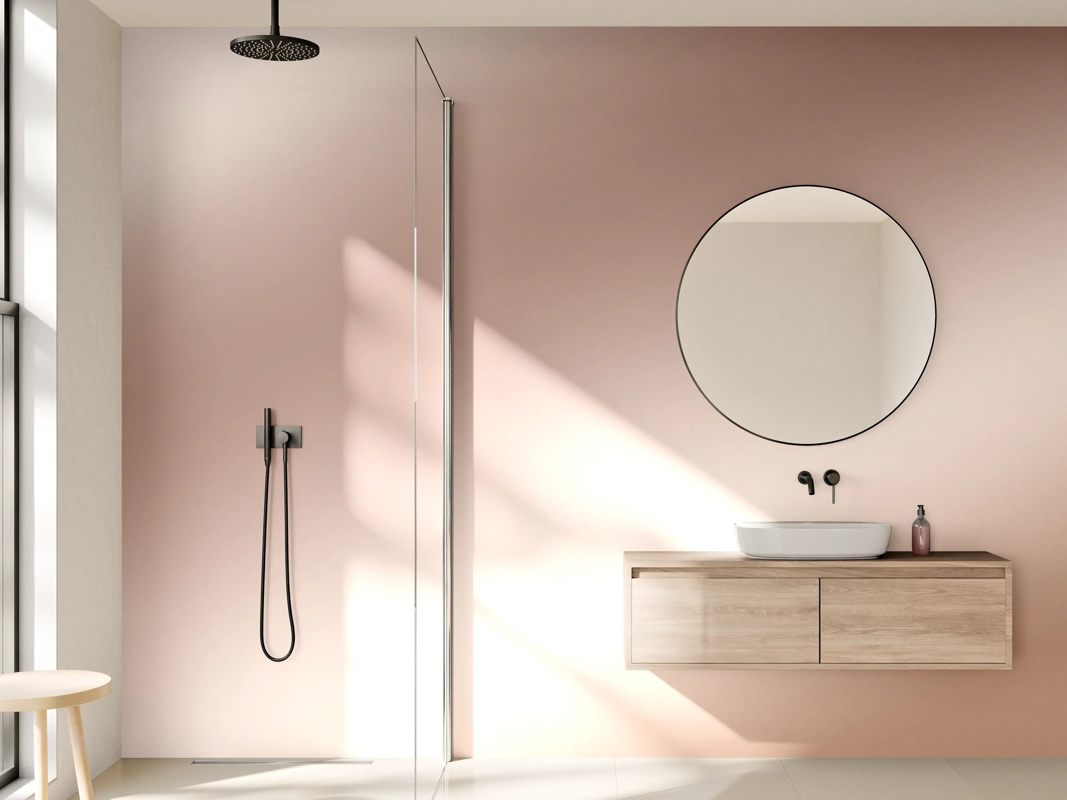 Wandverkleidung Bad - Elegante Metallic-Bronze Wand