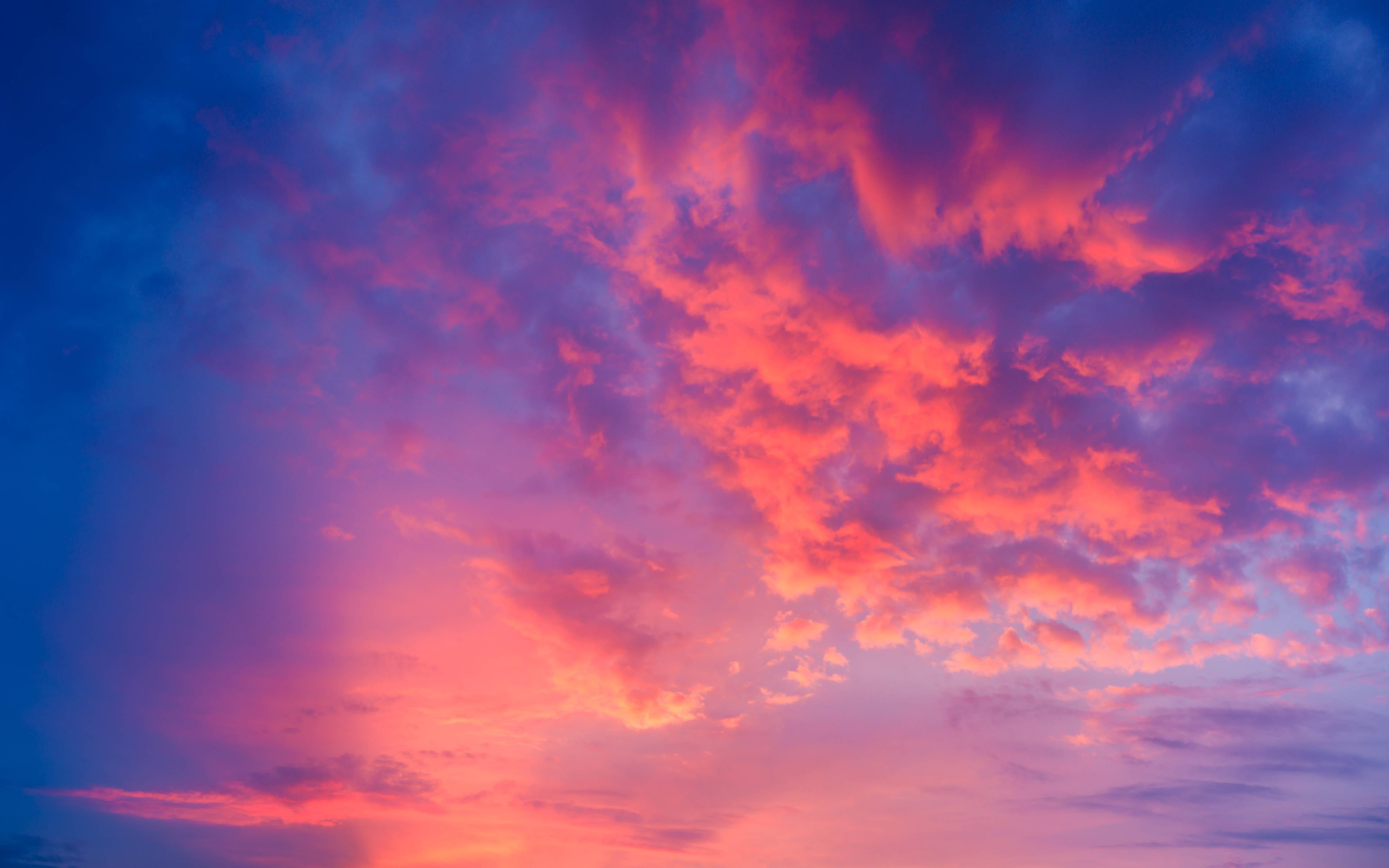 Wandverkleidung Bad-Farbenfroher Sonnenuntergang über den Wolken