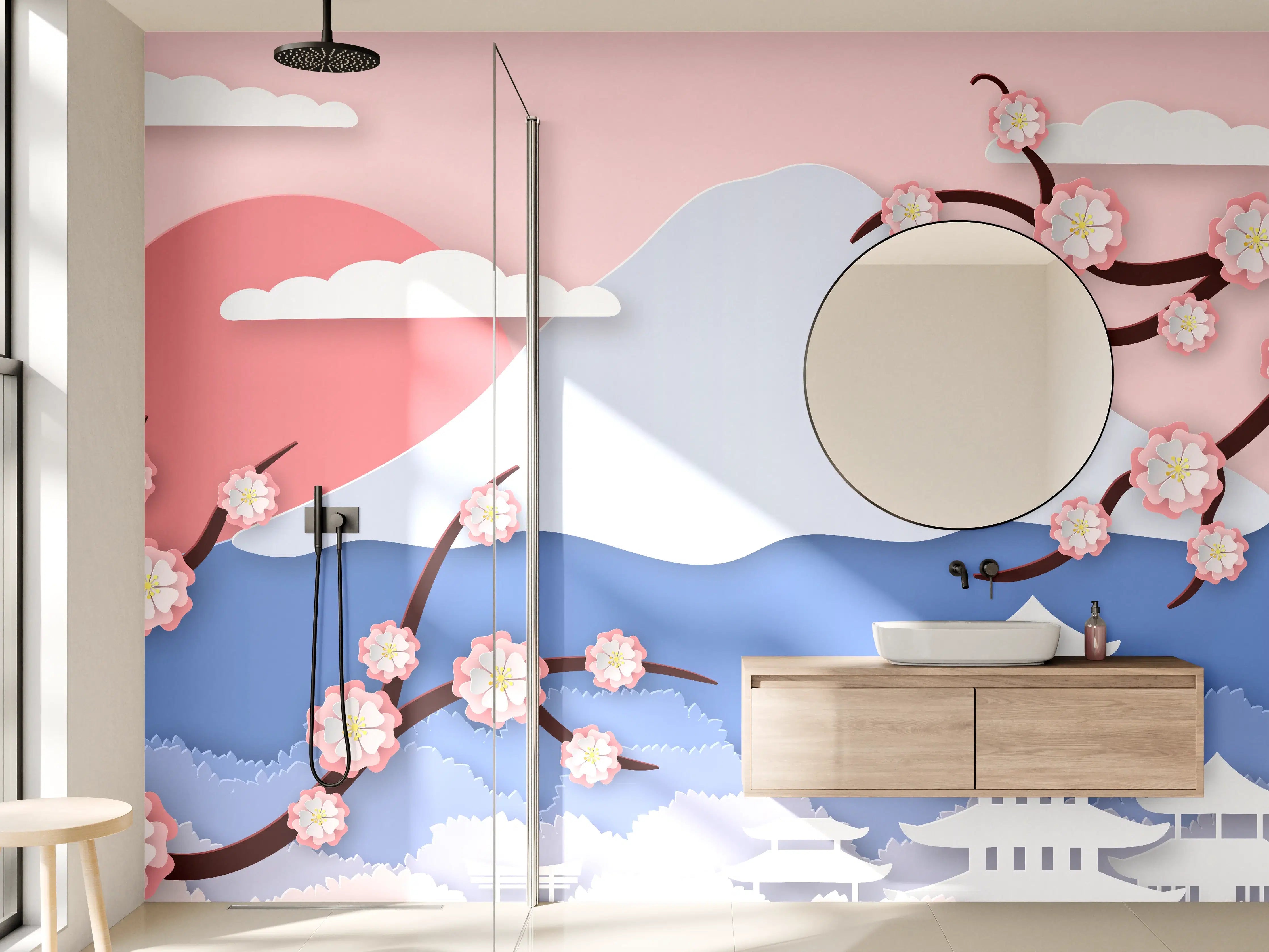Wandverkleidung Bad - Fujiyama modern Style