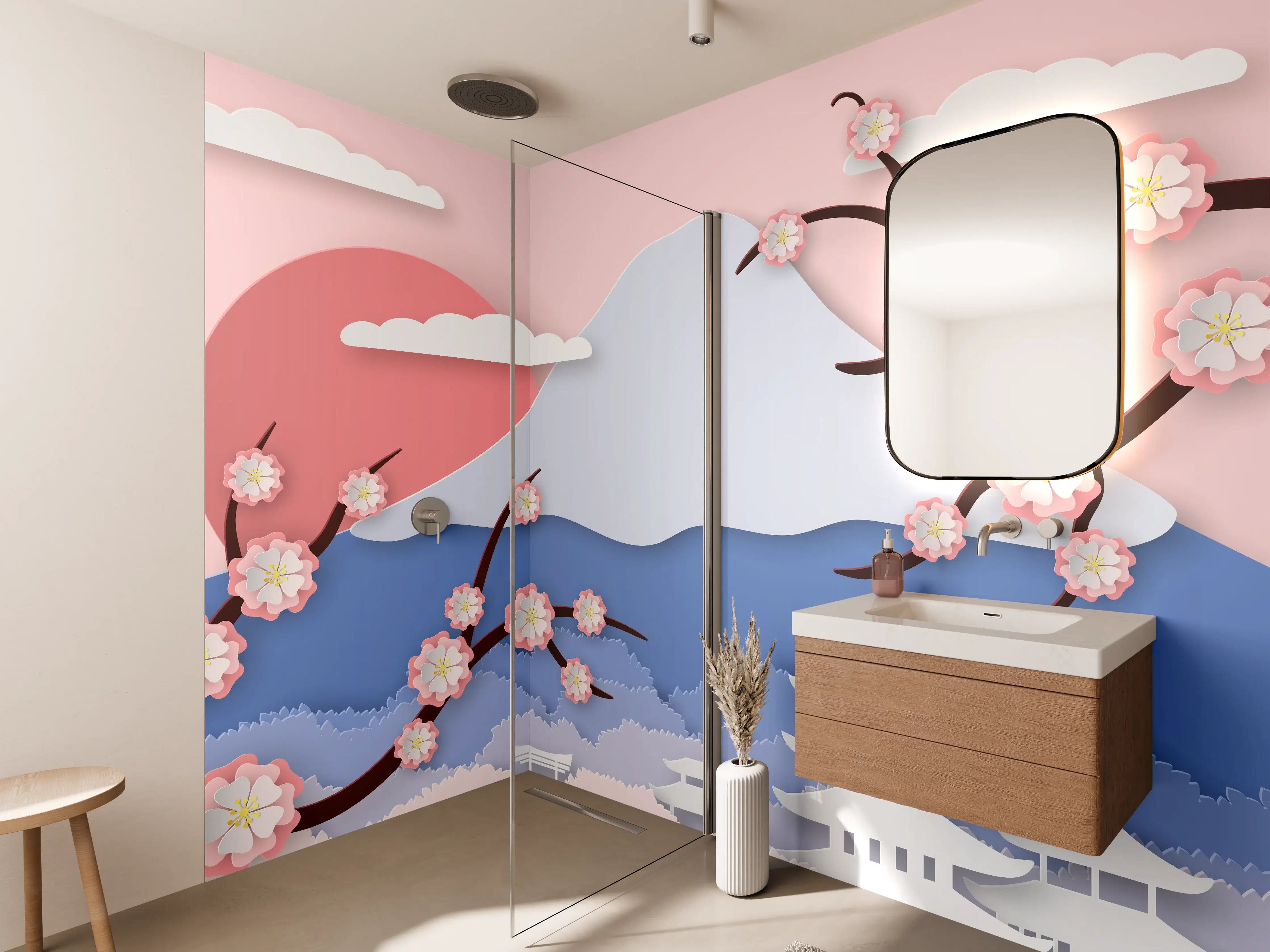 Wandverkleidung Bad - Fujiyama modern Style