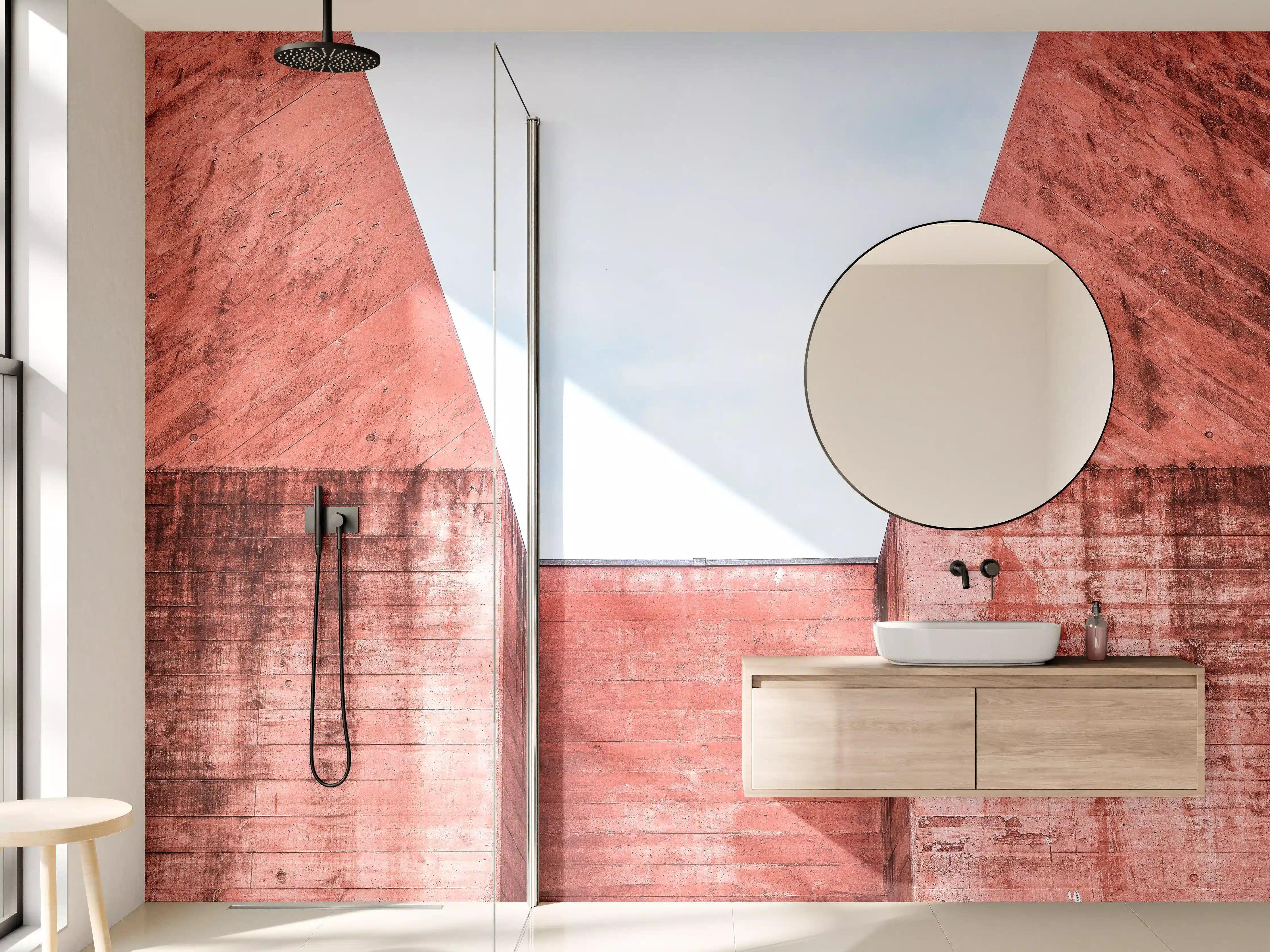 Wandverkleidung Bad - Geometrische Mars Architektur